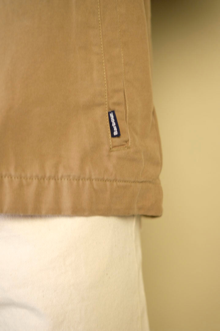Barbour Washed Overshirt Bleached Olive