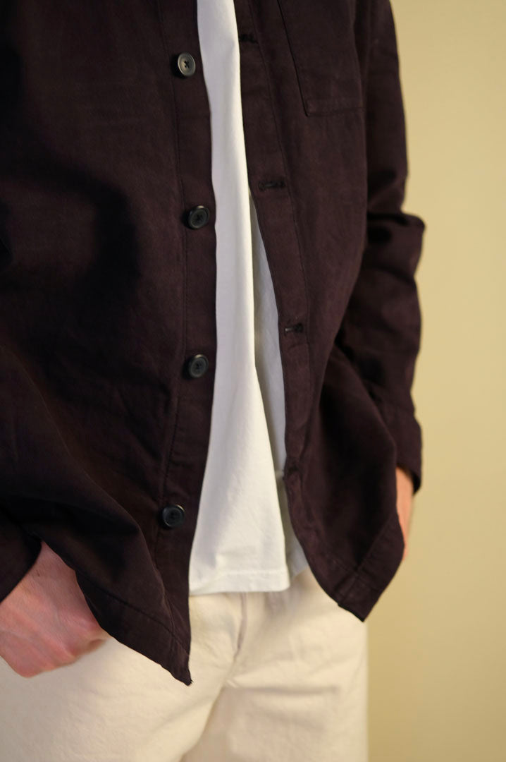 Barbour Washed Overshirt Bleached Navy