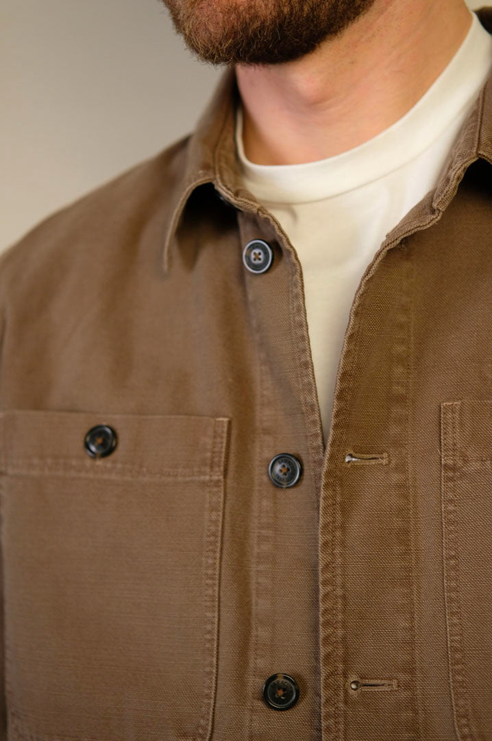 Baracuta Overshirt Canvas Tarmac Green