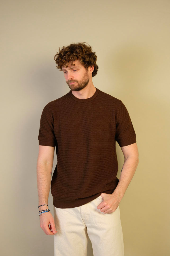 Gallia Knit Project Maglia Carrol Caffè
