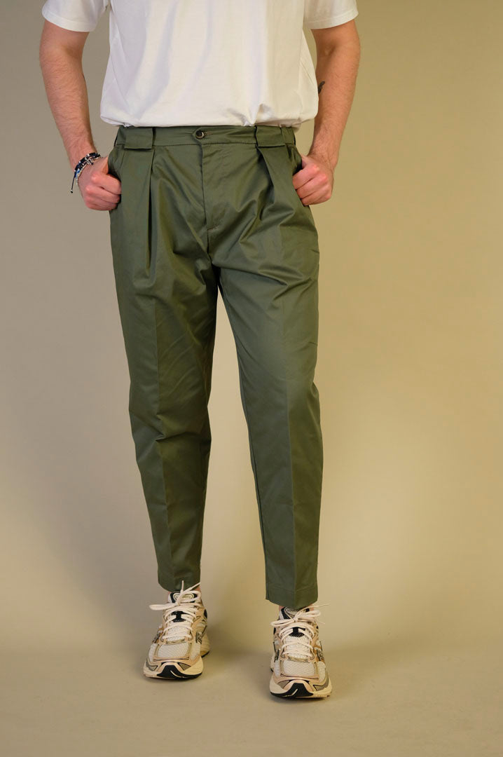 Gaffi & Co. Pantalone Pence Osaka 7178 Militare