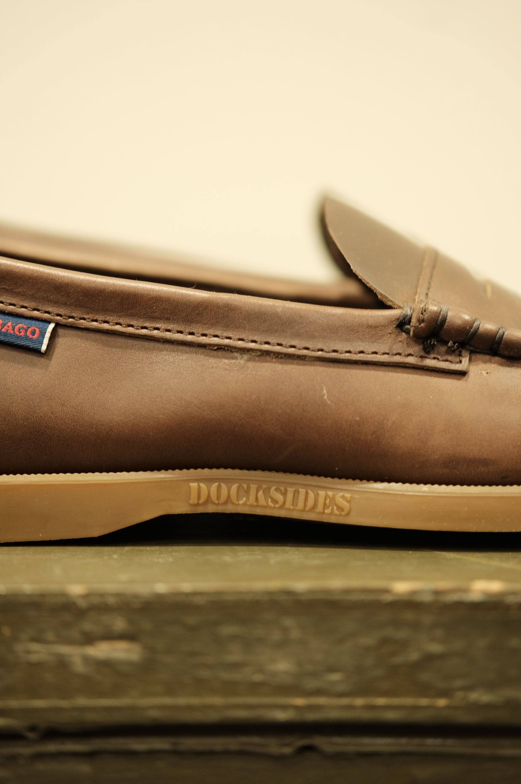 Sebago Dolphin Waxed Total Dk brown
