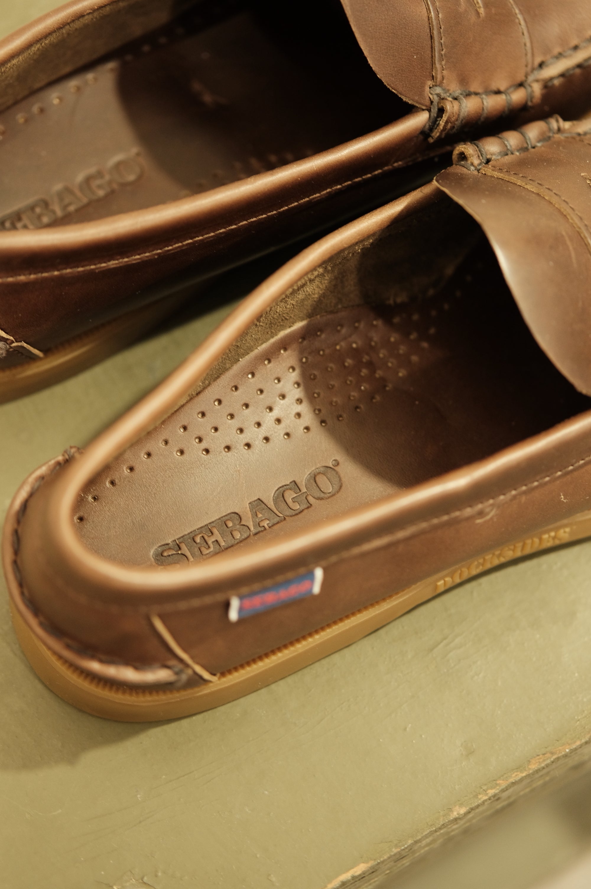 Sebago Dolphin Waxed Total Dk brown