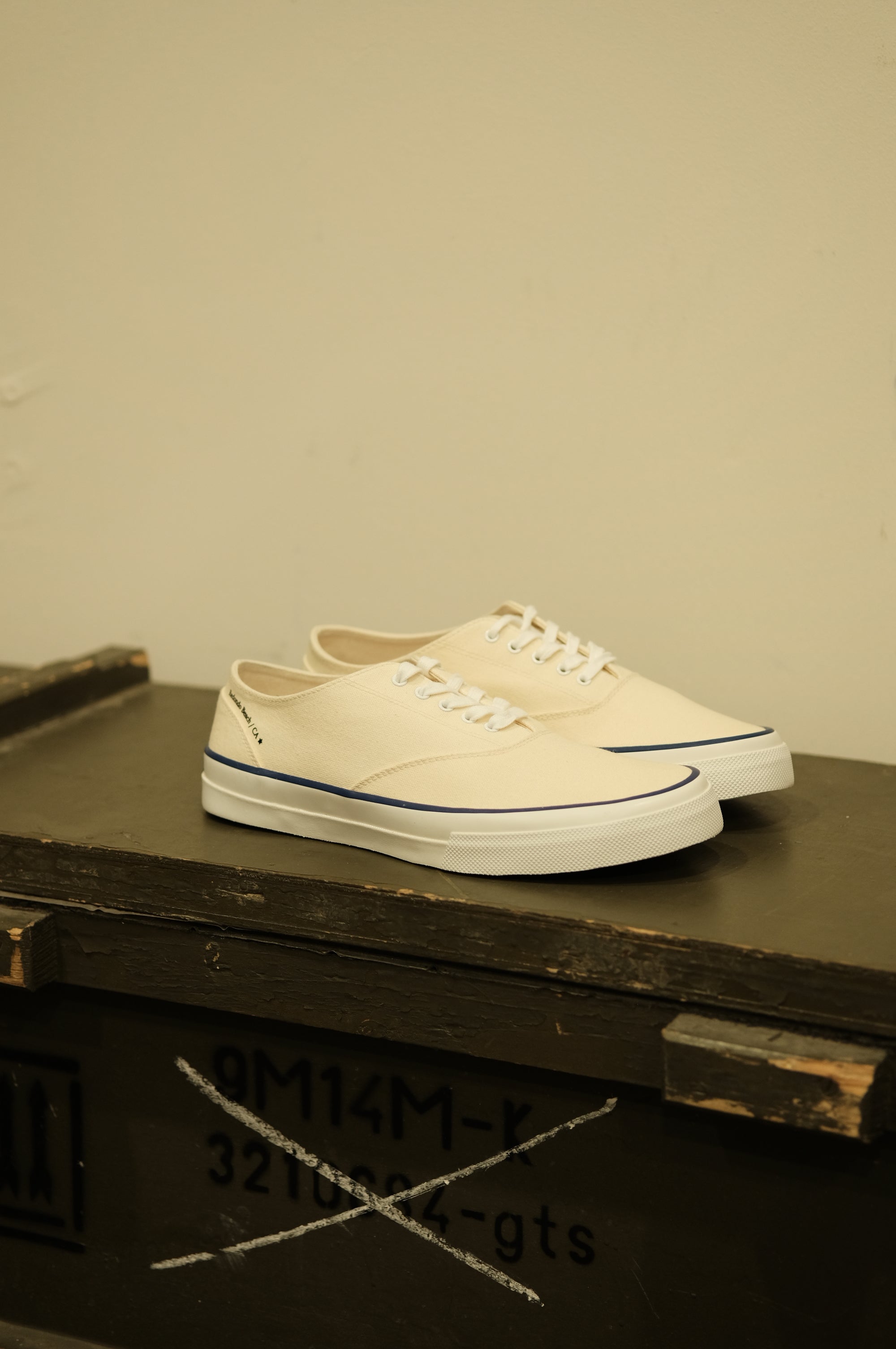 Mr. Fliks Scarpa Redondo Canvas WhiteLine Blu