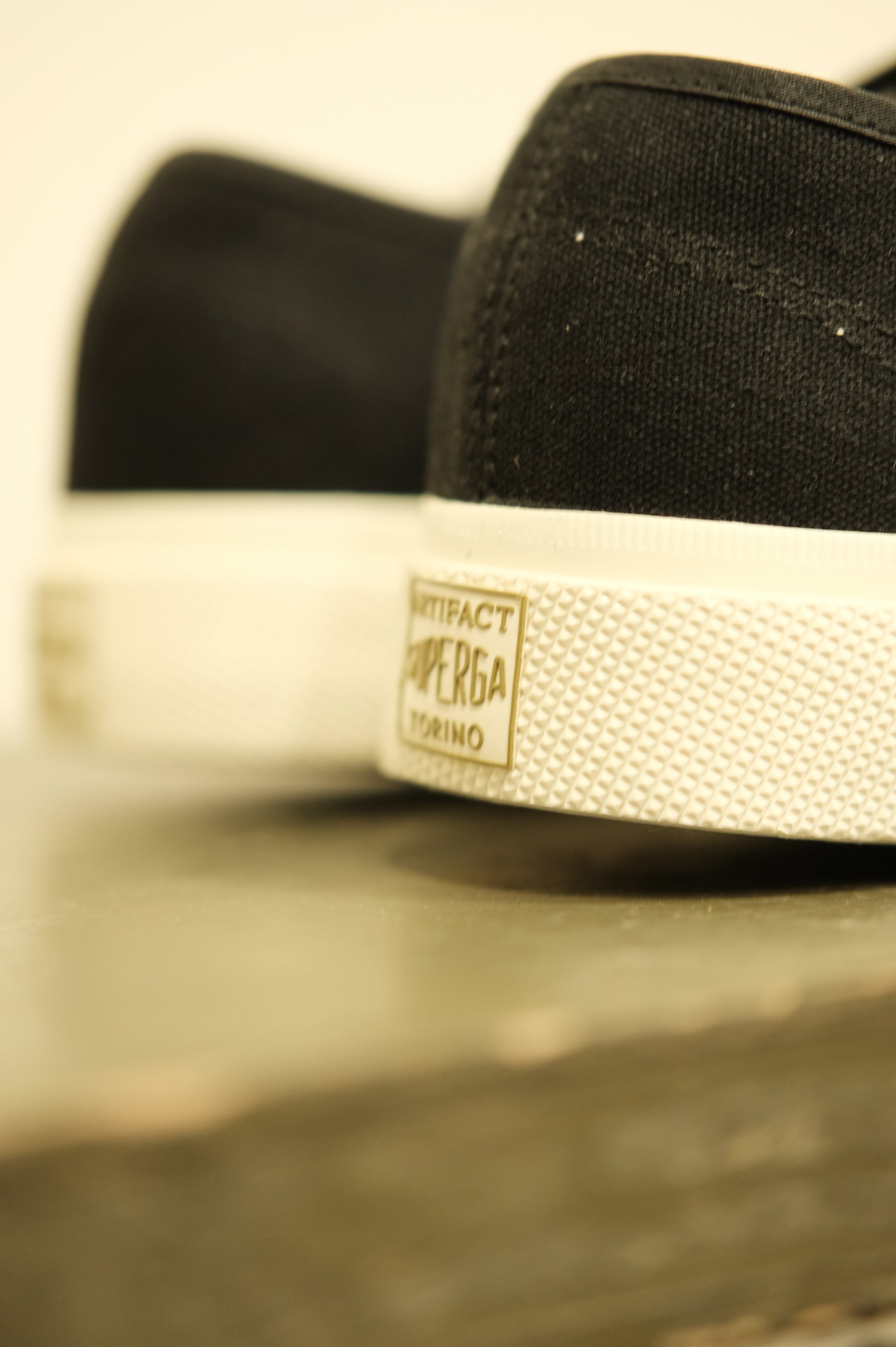 Superga Artifact Works Cotton Canvas Black/Off White