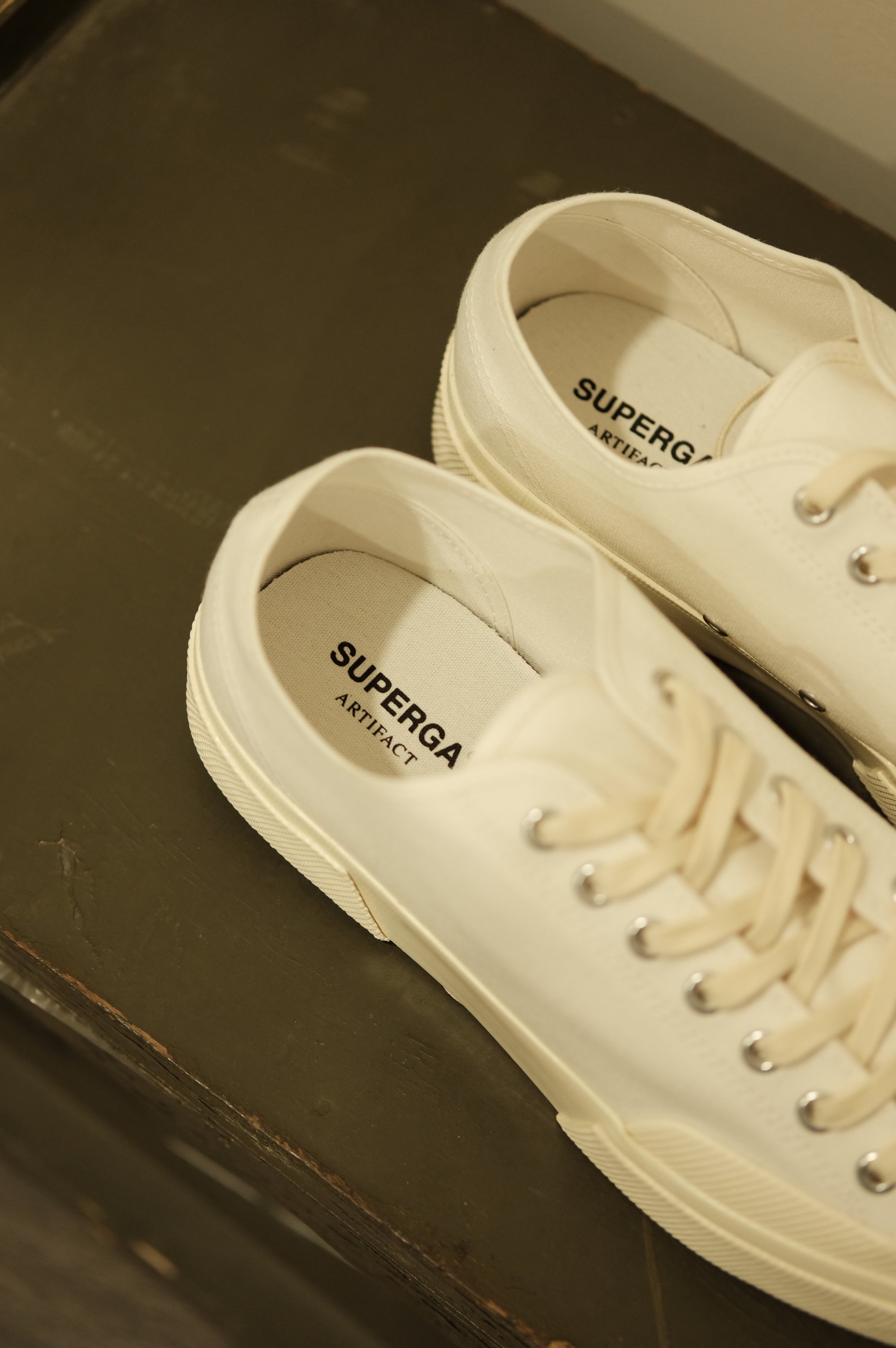 Superga Artifact Works Cotton Canvas White/Off White
