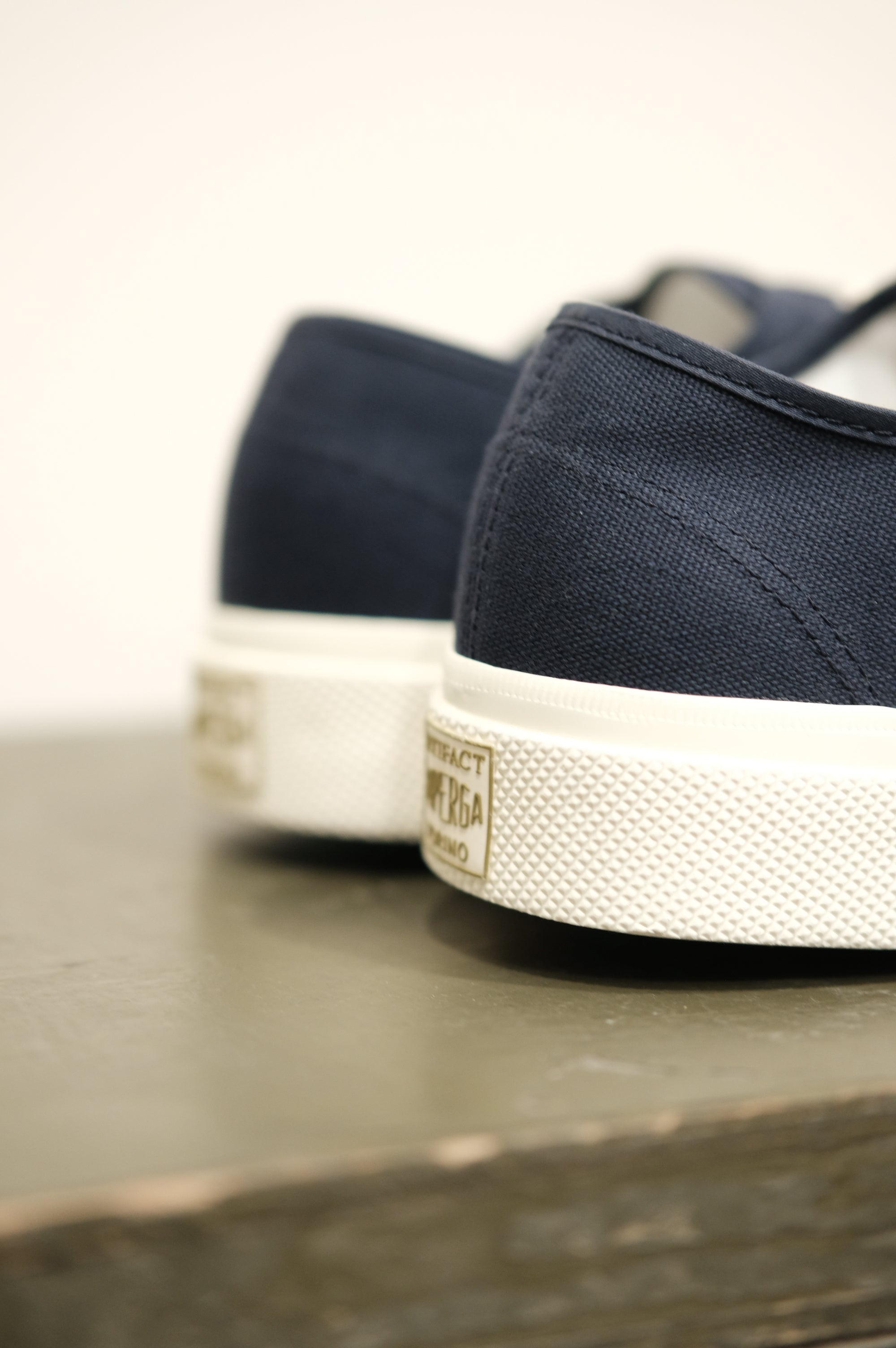 Superga Artifact Works Cotton Canvas Navy/Off White