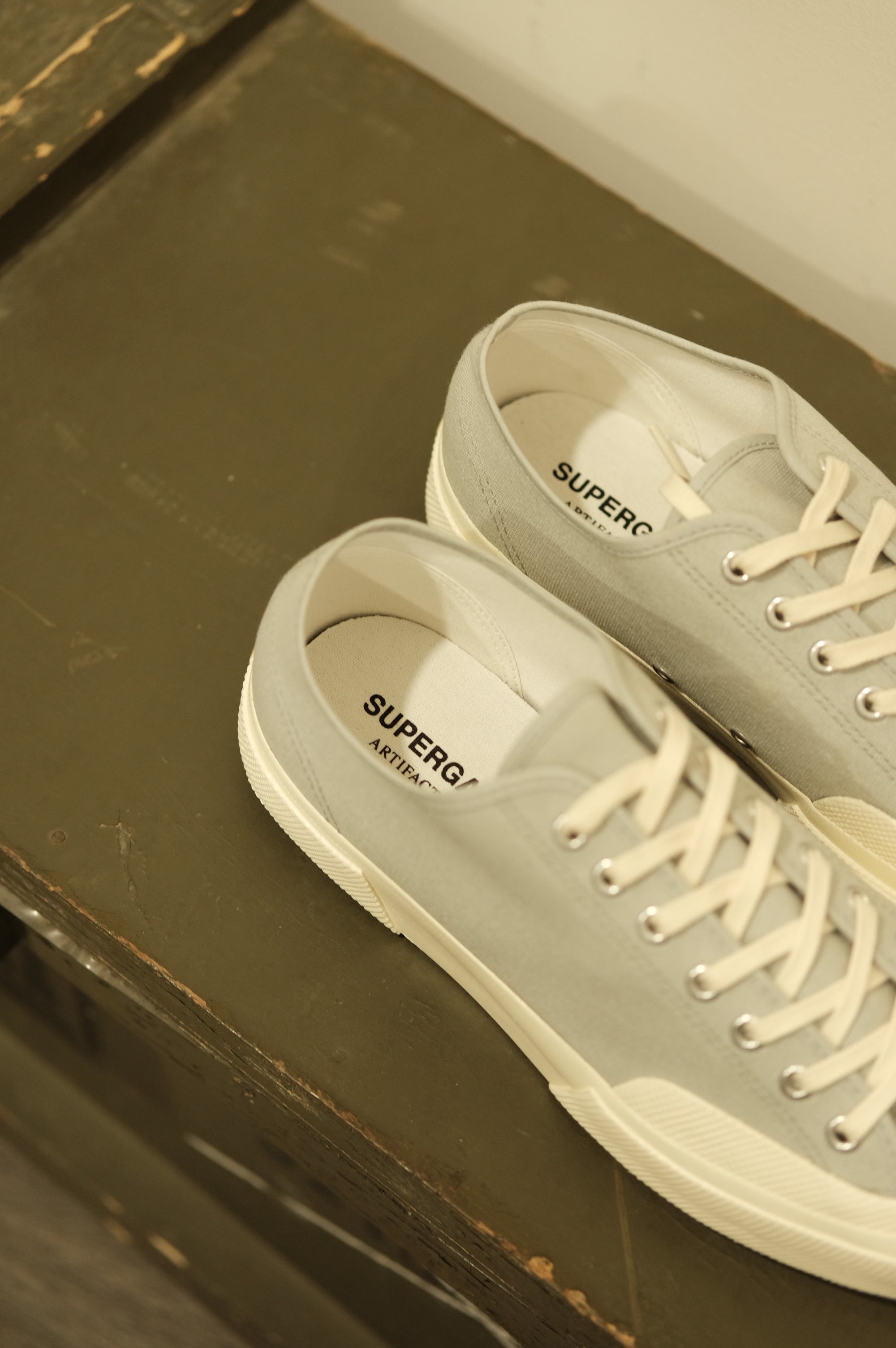 Superga Artifact Works Cotton Canvas Dusty Grey/Off White