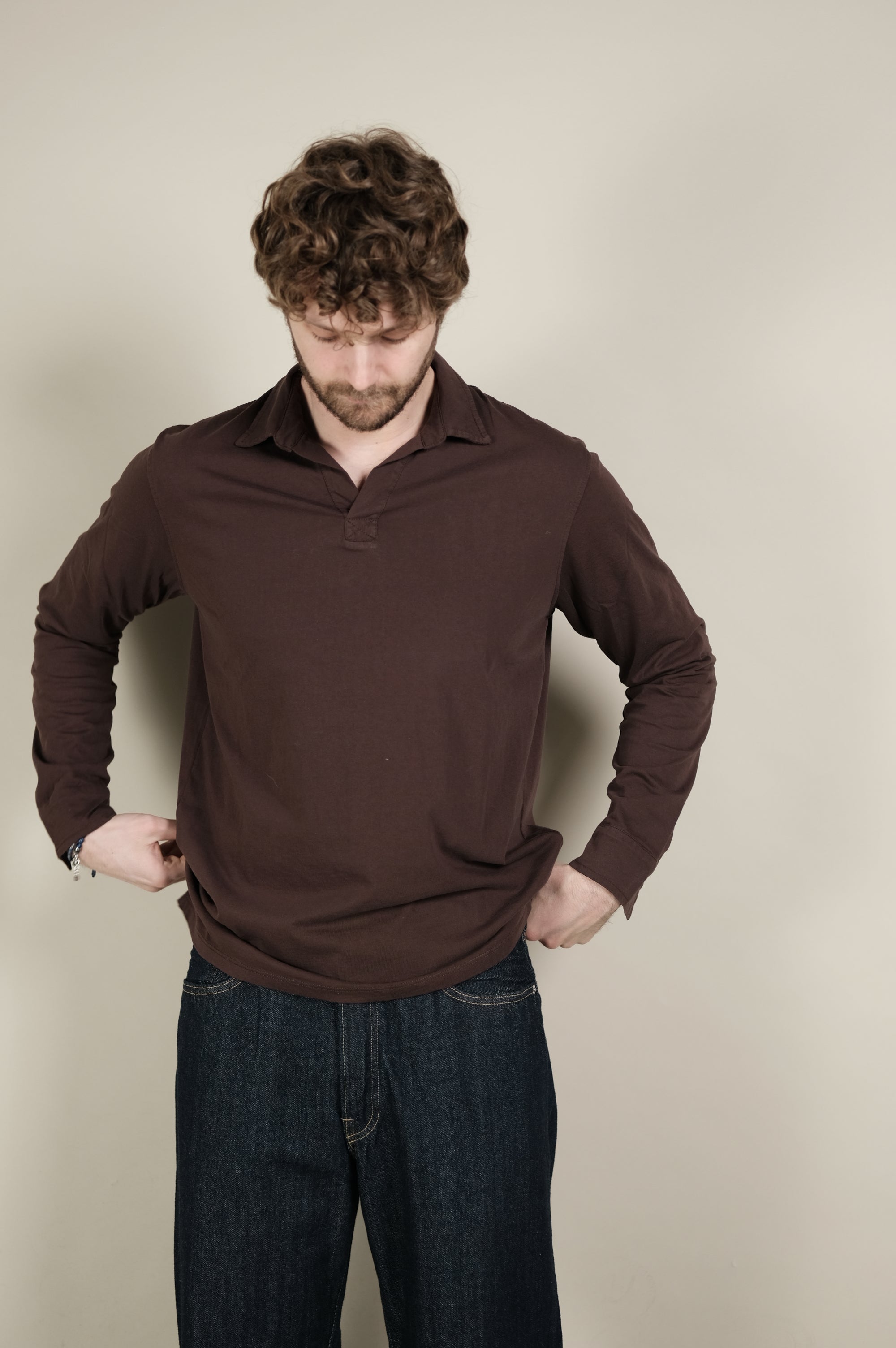 Gaffi & Co. Polo ML James Tabacco