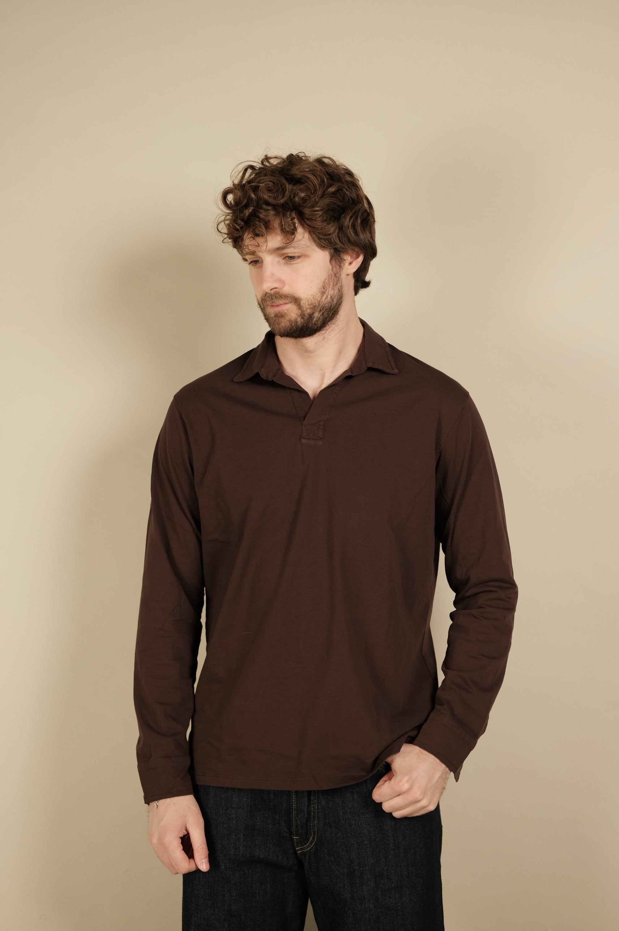 Gaffi & Co. Polo ML James Tabacco
