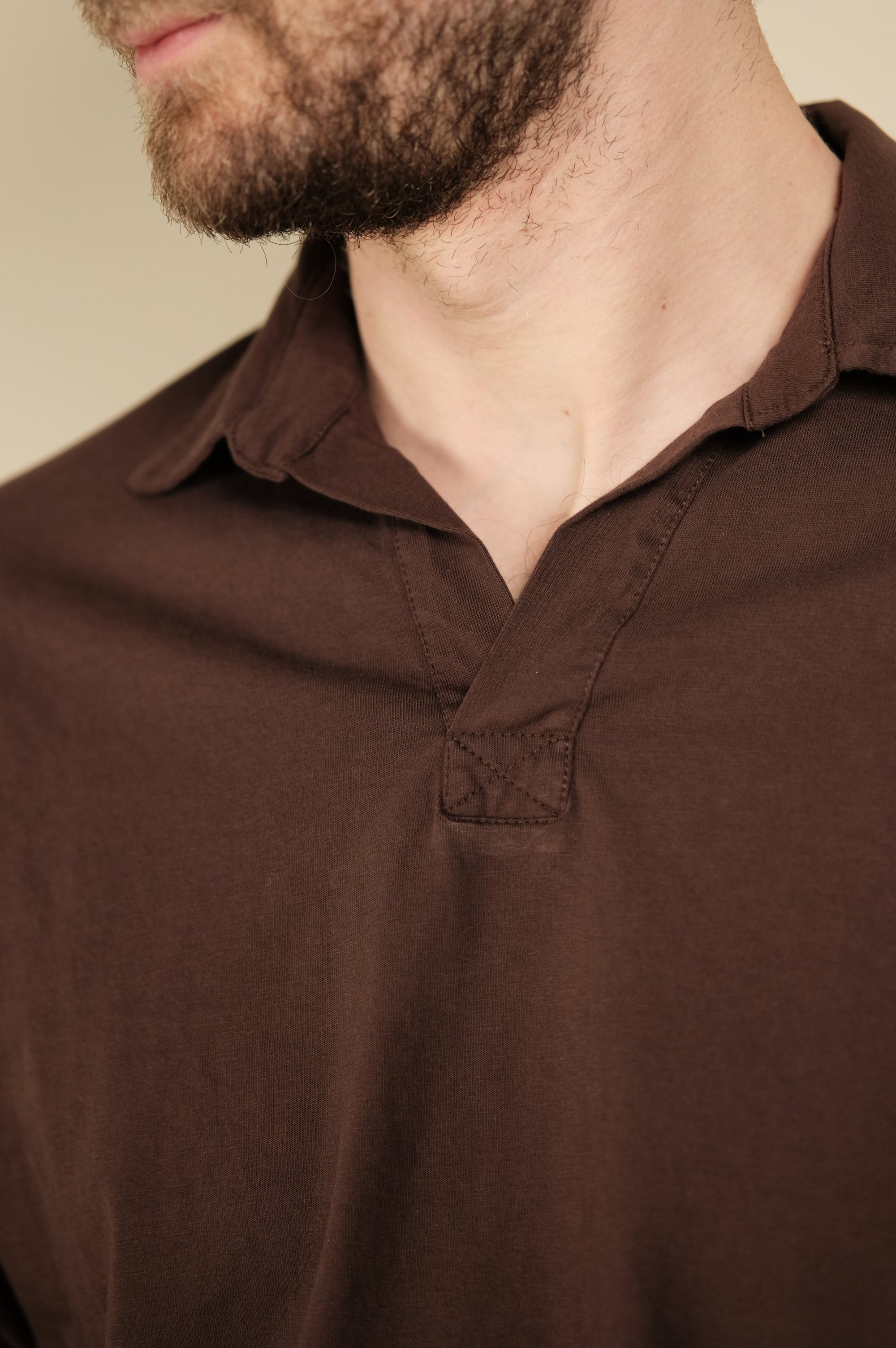 Gaffi & Co. Polo ML James Tabacco