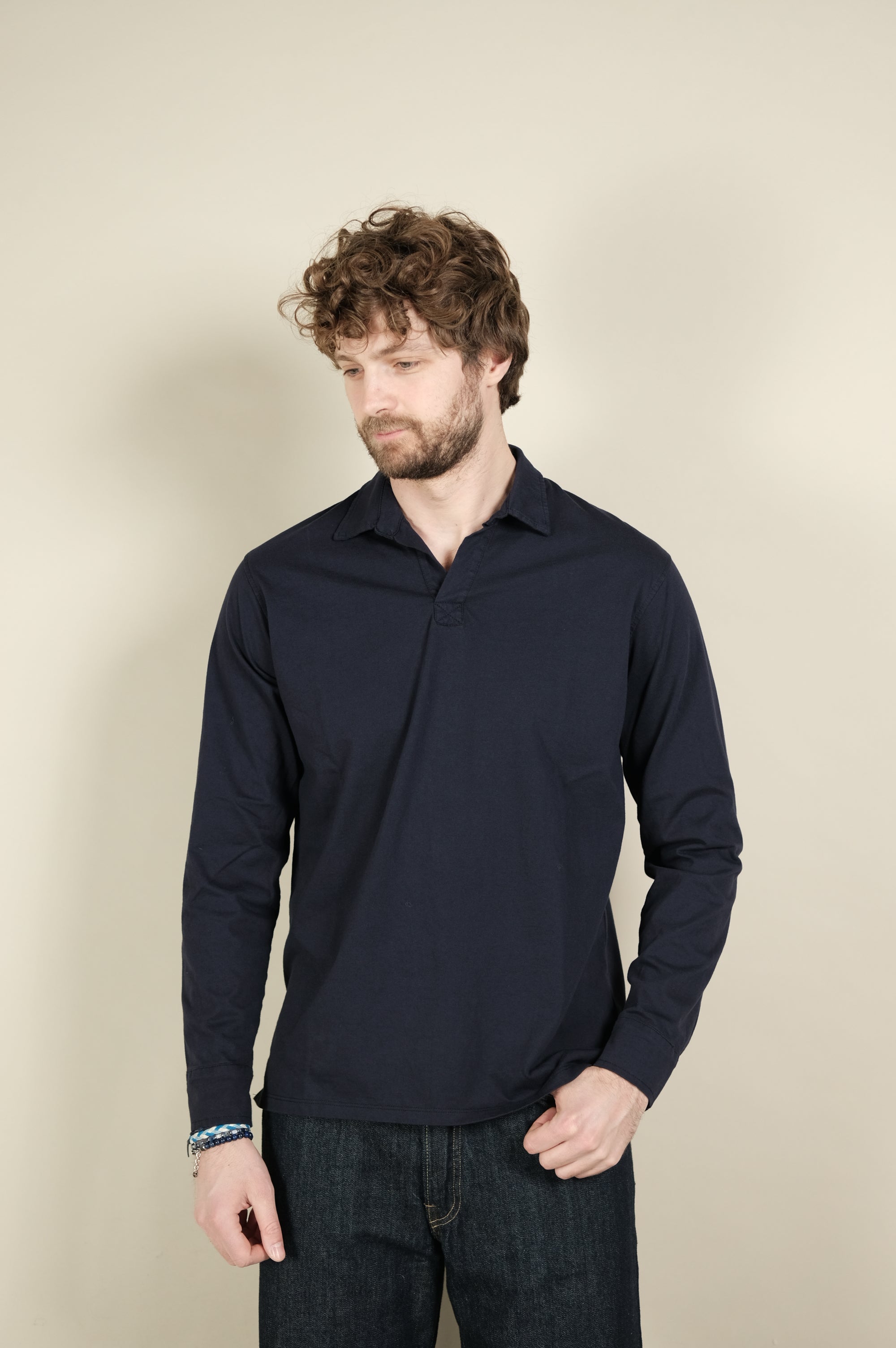 Gaffi & Co. Polo ML James Blu