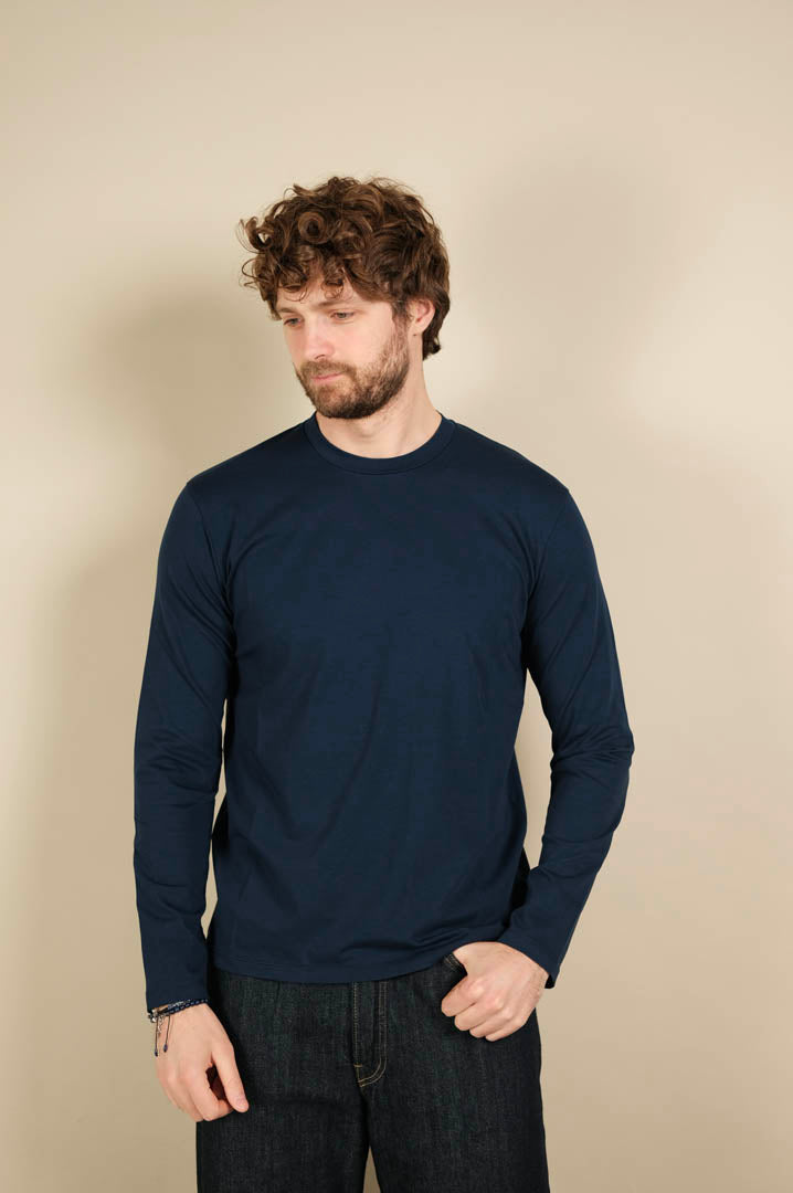 Gaffi & Co. Maglia M/L Ice Cotton Blu