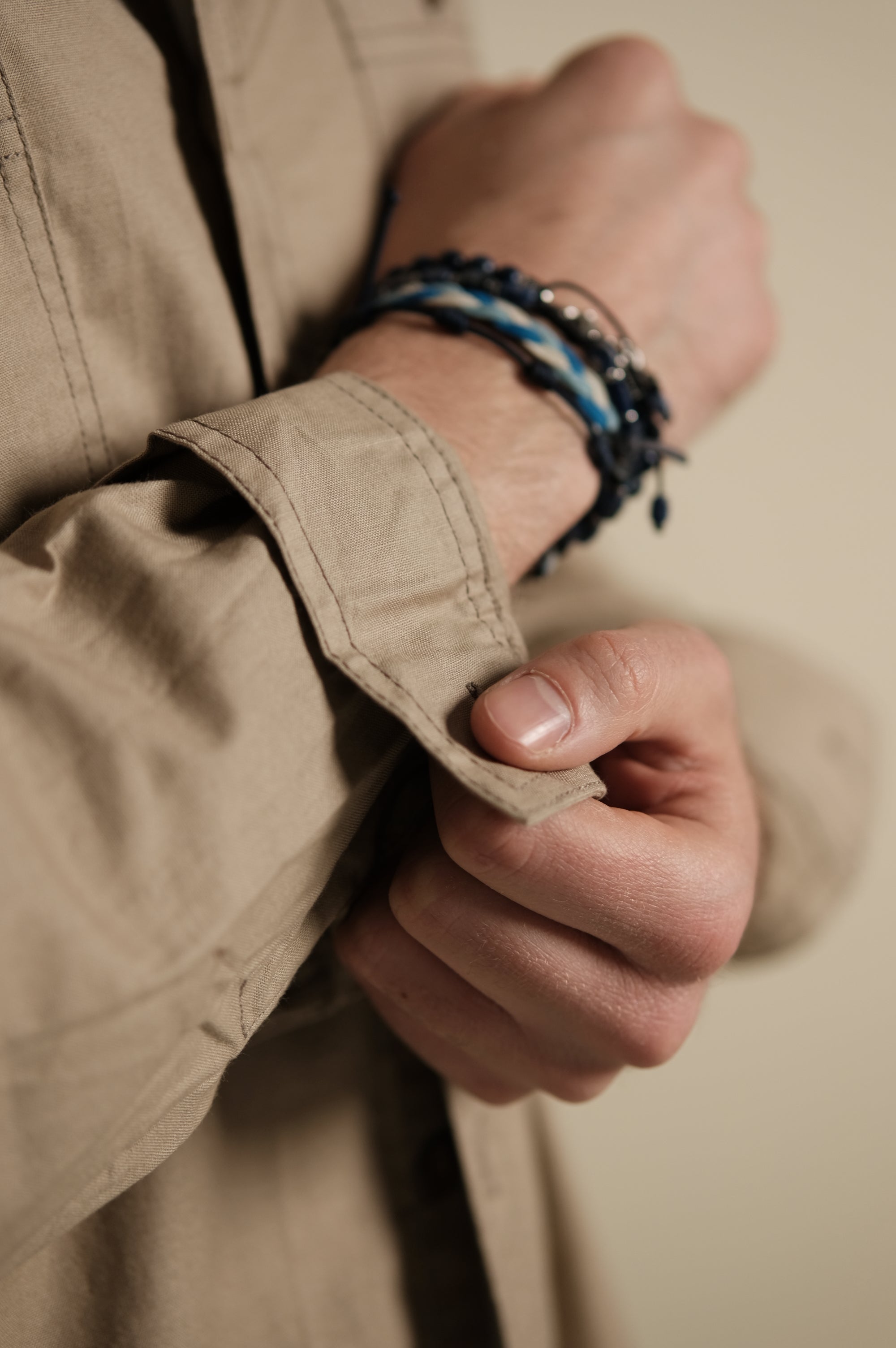 Fortela Work Shirt L/S Otero Beige