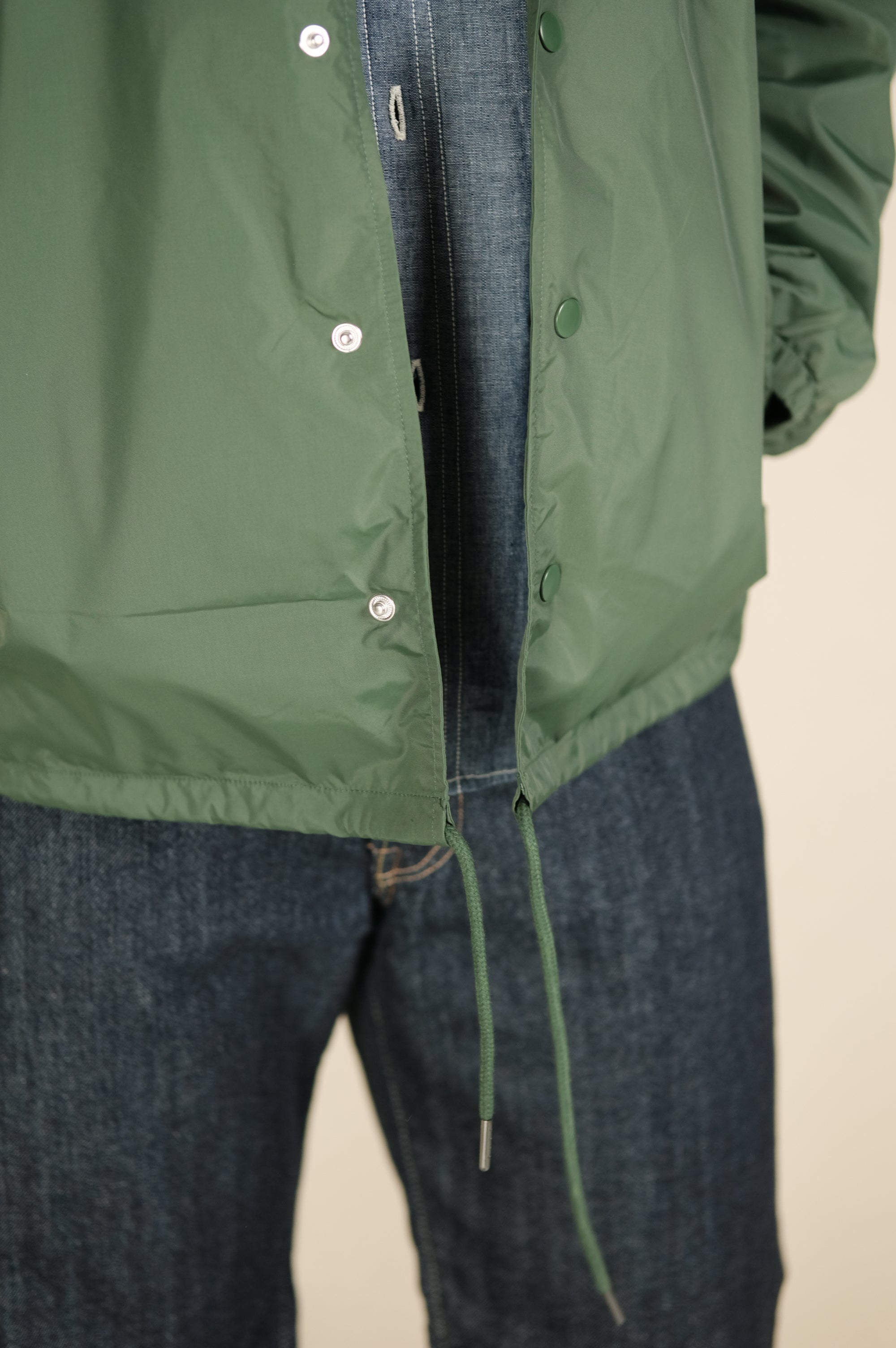 Fortela Nylon Coach Jacket LEO05 Green