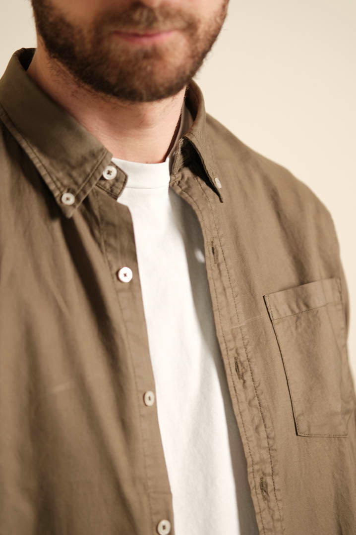 Gaffi & Co. Camicia Oxford Superlight Oliva