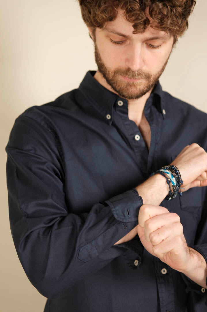 Gaffi & Co. Camicia Oxford Superlight Blu