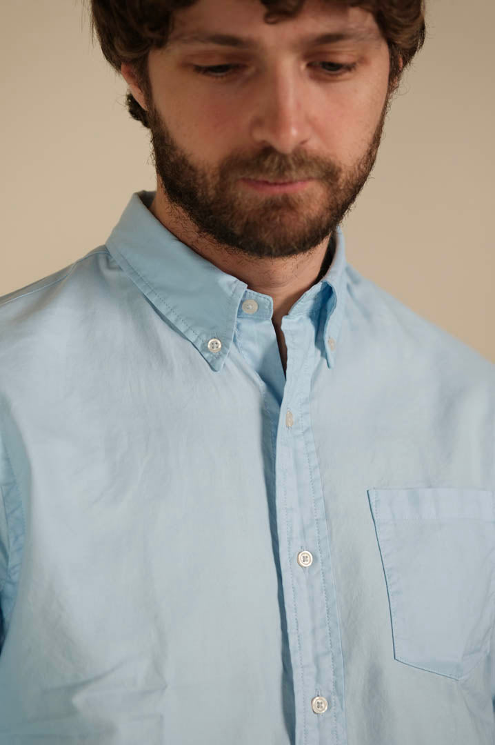Gaffi & Co. Camicia Oxford Superlight Cielo
