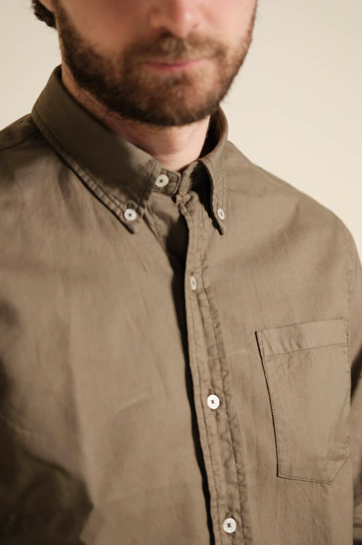 Gaffi & Co. Camicia Oxford Superlight Oliva