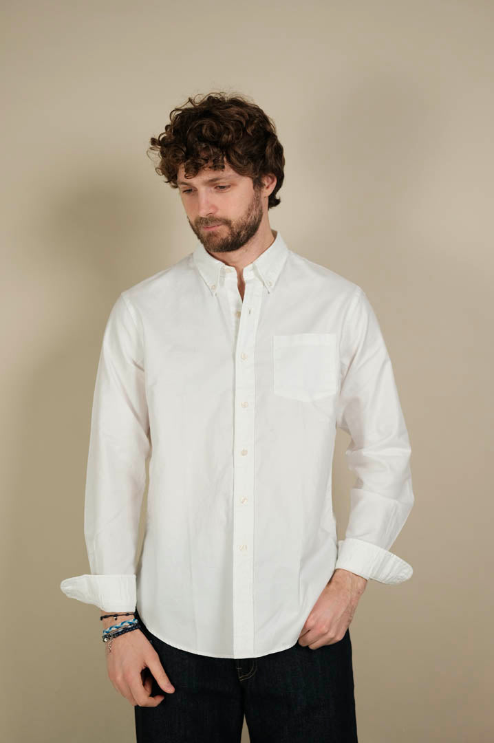 Gaffi & Co. Camicia Oxford Superlight Bianco