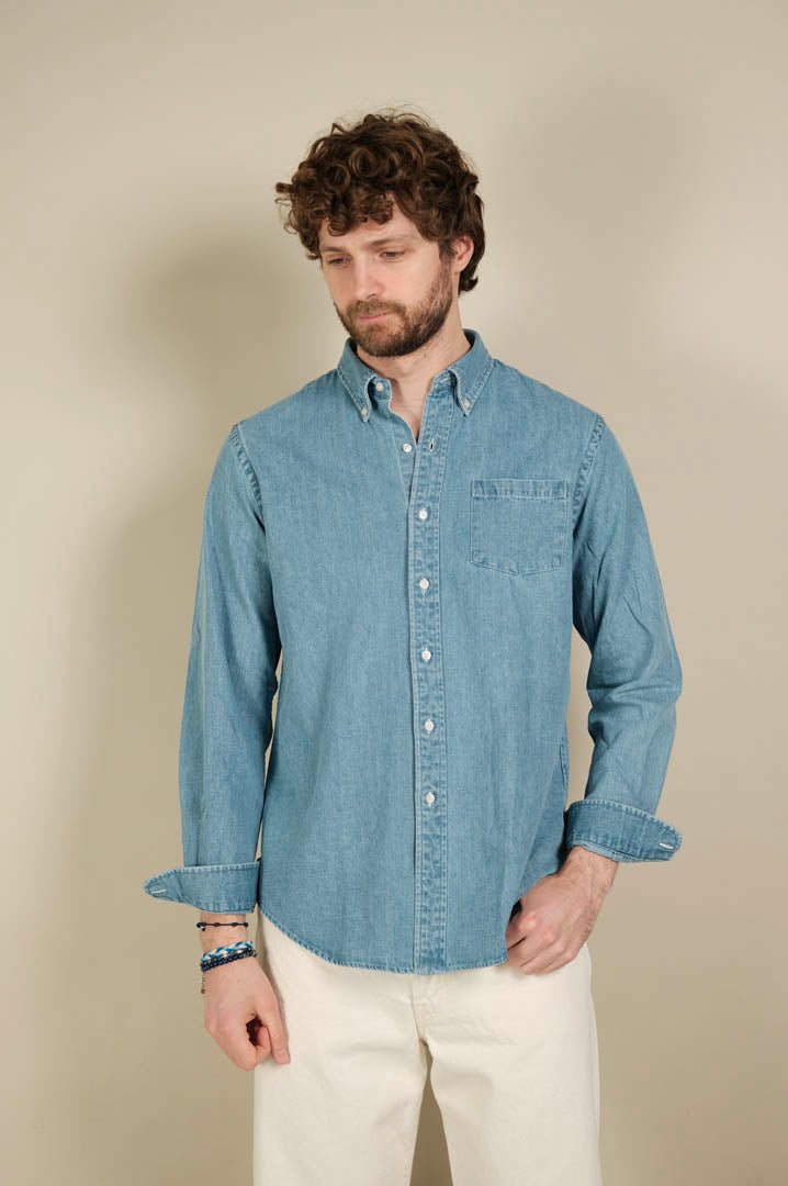 Gaffi & Co. Camicia Denim Chiaro