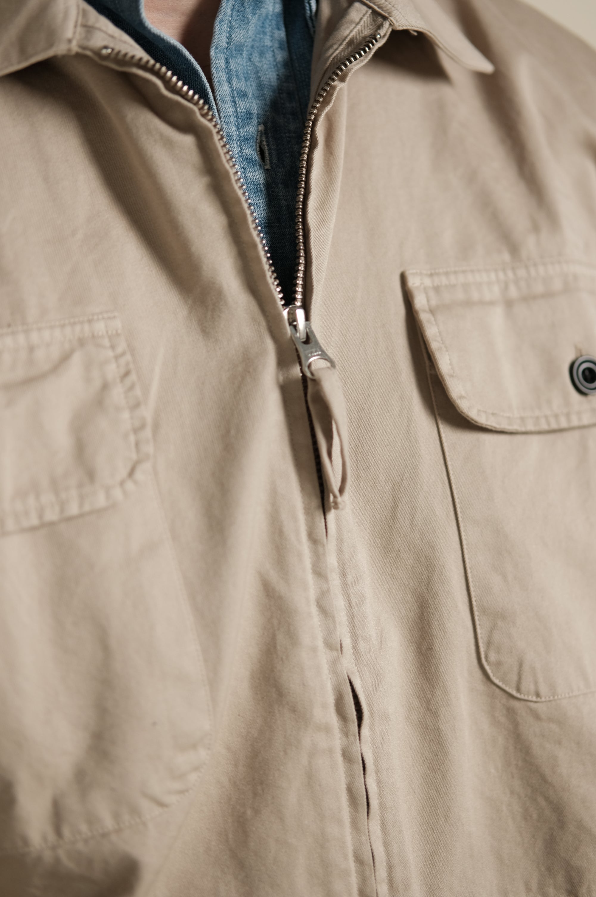 Hartford Dusty Pat Woven Jacket Desert