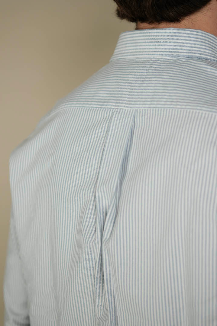 Gaffi & Co. Camicia Oxford Riga Blu