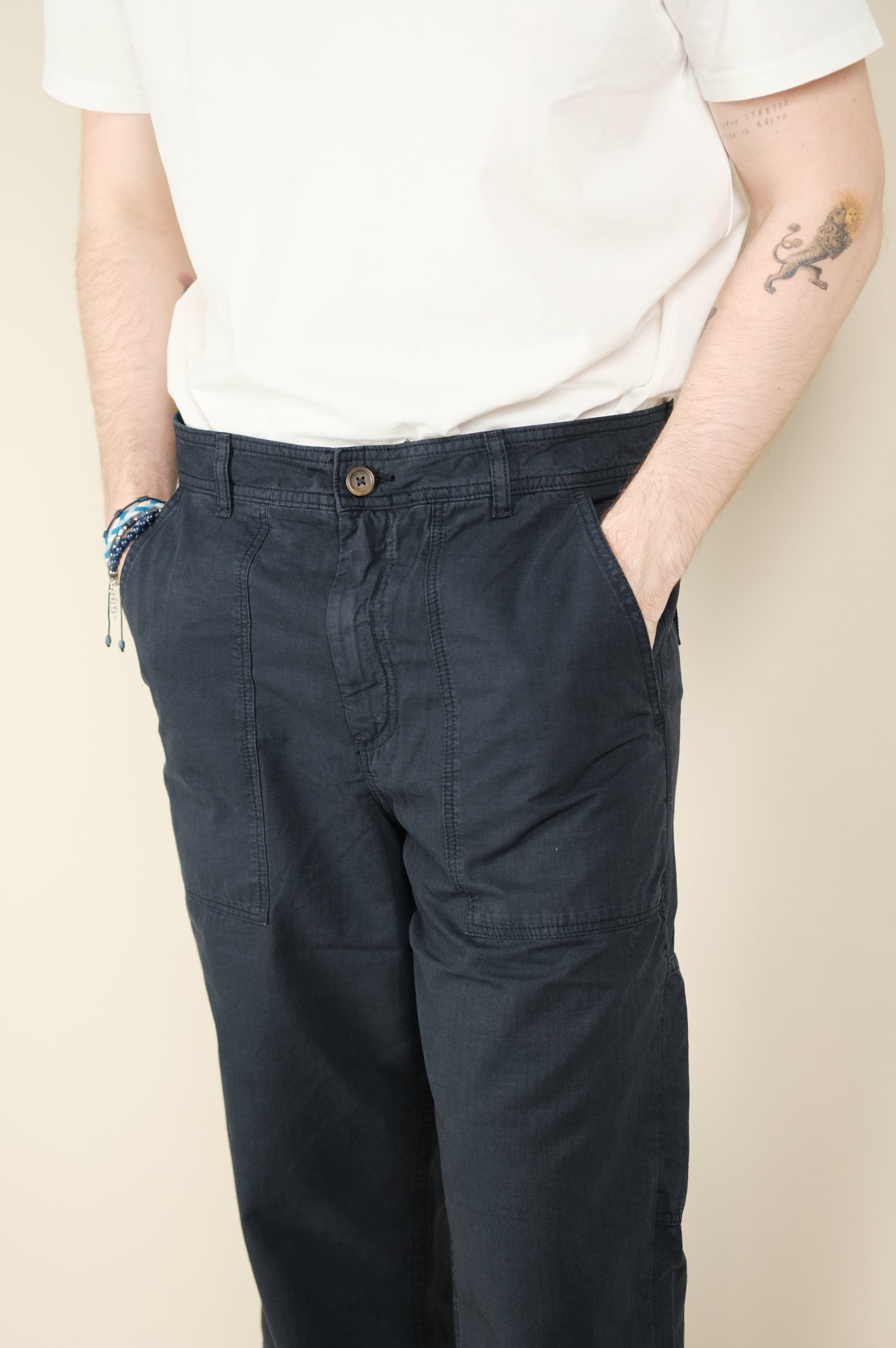 Sebago Pantalone Fatigue Milton Blue Marine