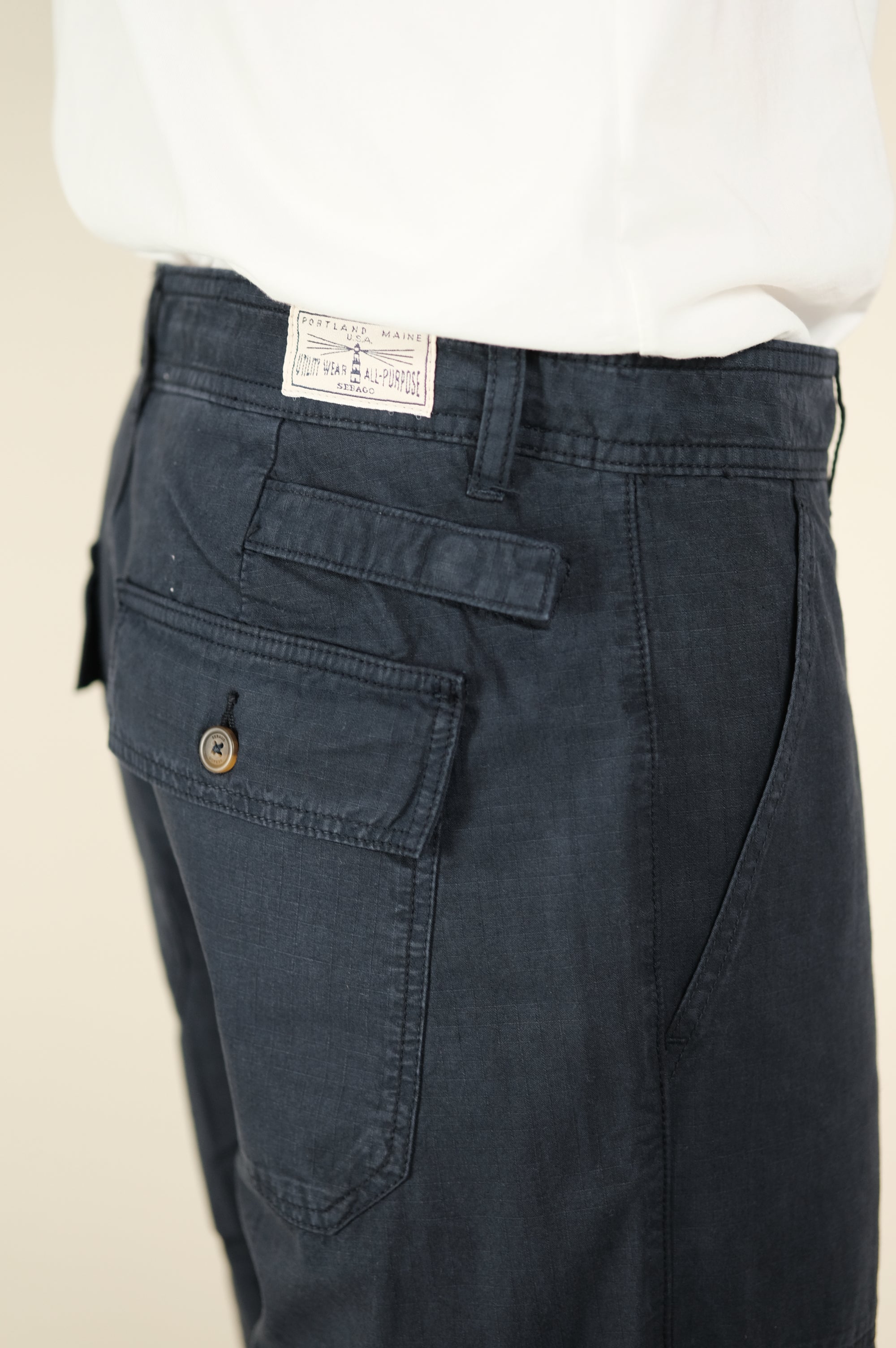 Sebago Pantalone Fatigue Milton Blue Marine