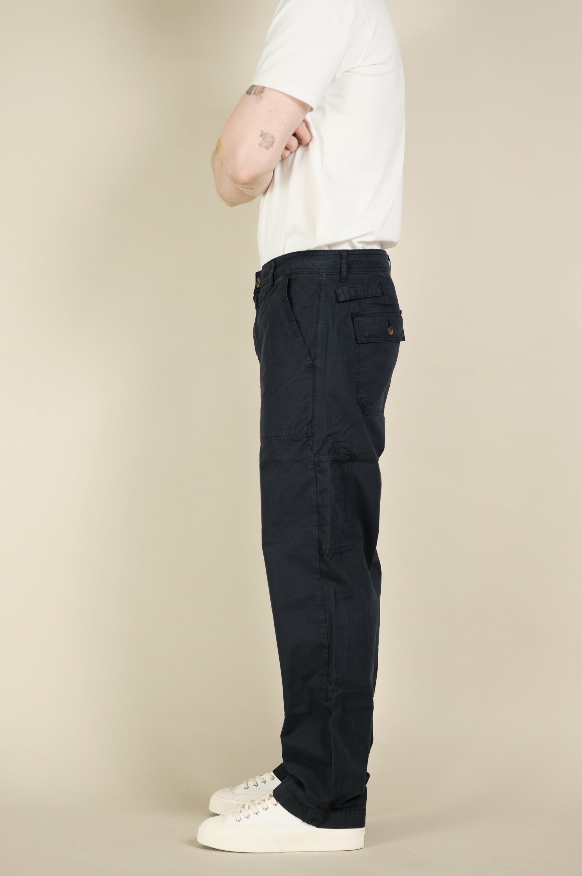 Sebago Pantalone Fatigue Milton Blue Marine