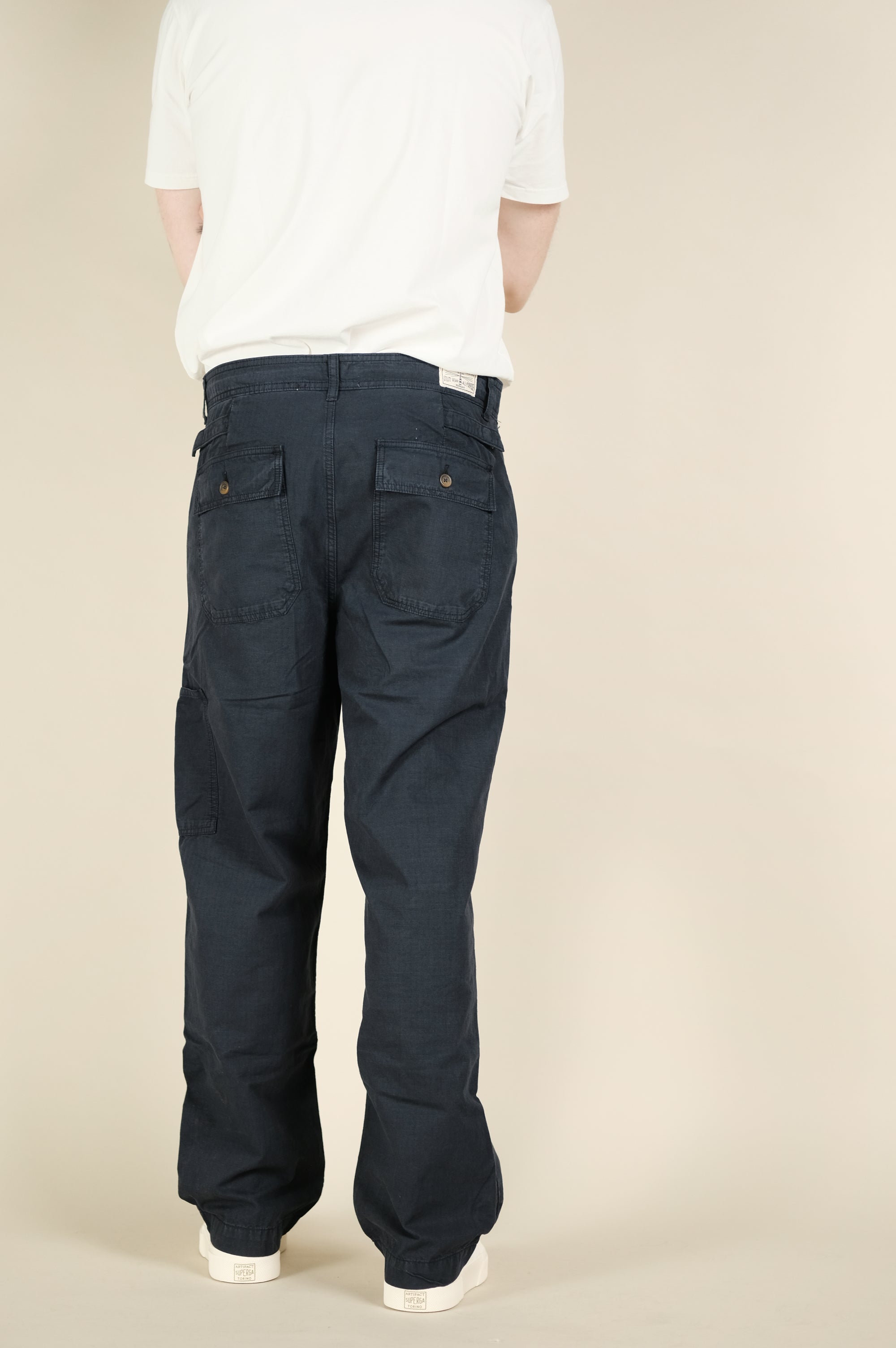 Sebago Pantalone Fatigue Milton Blue Marine