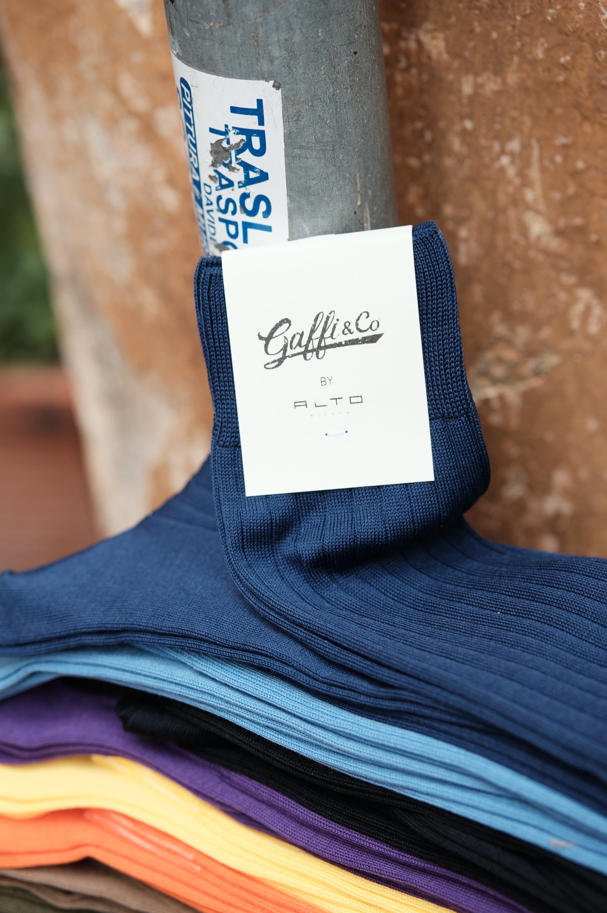Gaffi & Co. By Alto Calza Filo di Scozia Nero