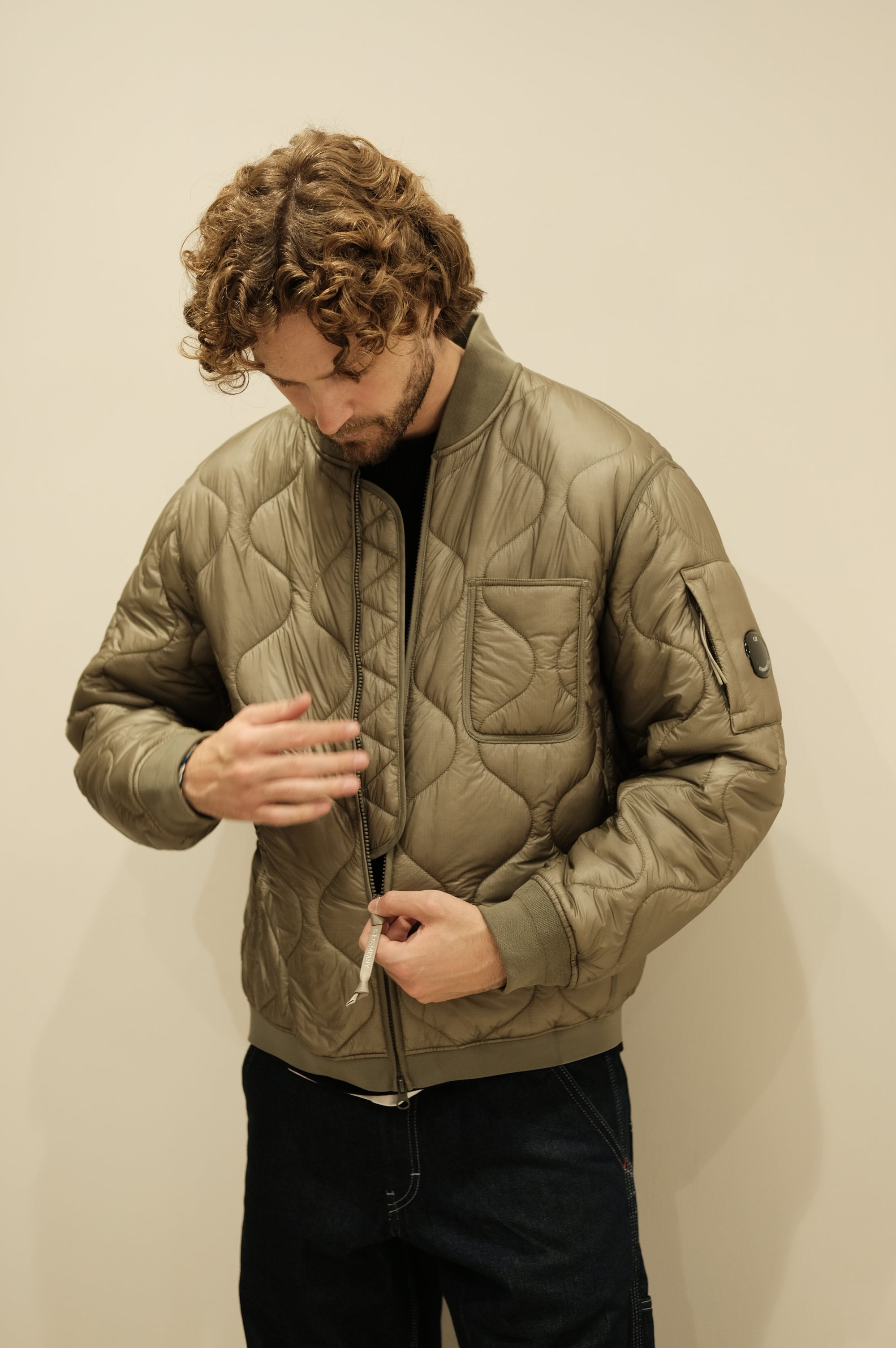 C.P.Company Liner Bomber Jacket Fallen Rock