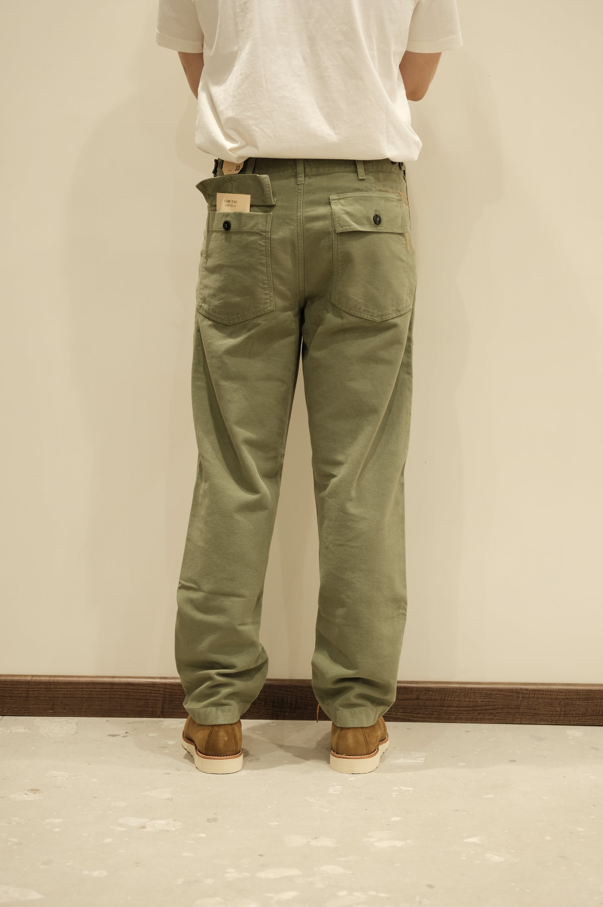 Fortela Pantalone Fatigue Moleskin Loden