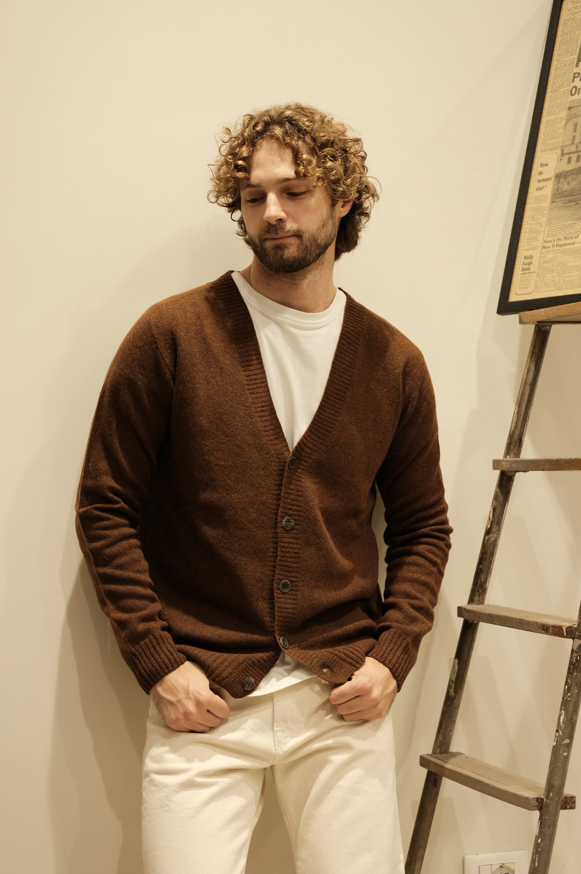 Gaffi & Co. Cardigan Dublino Tabacco