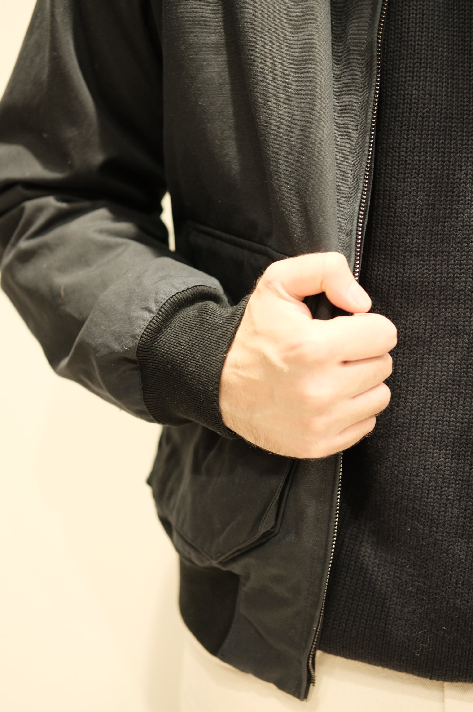 Baracuta Waxed G9 Pocket Dark Navy