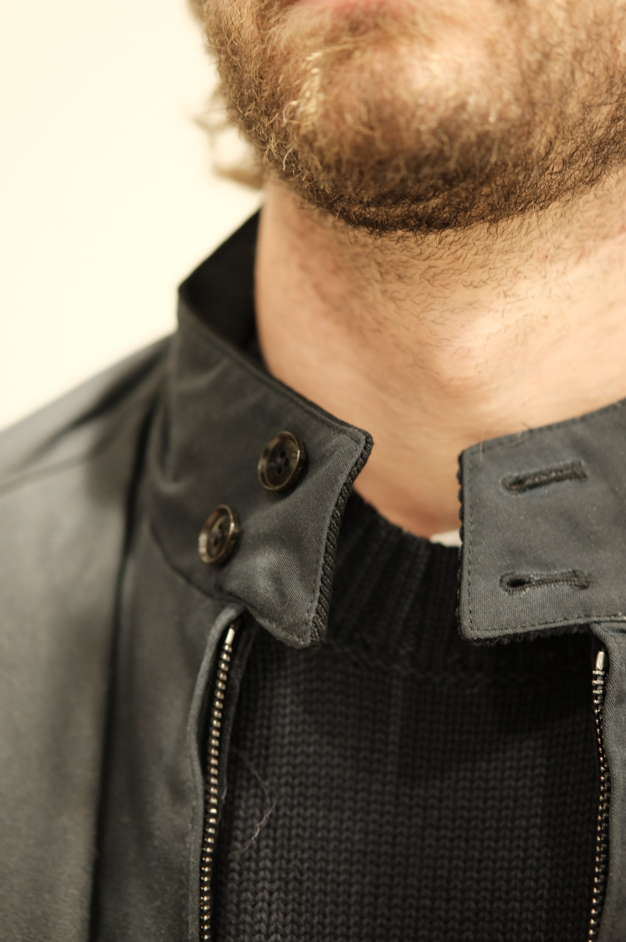 Baracuta Waxed G9 Pocket Dark Navy
