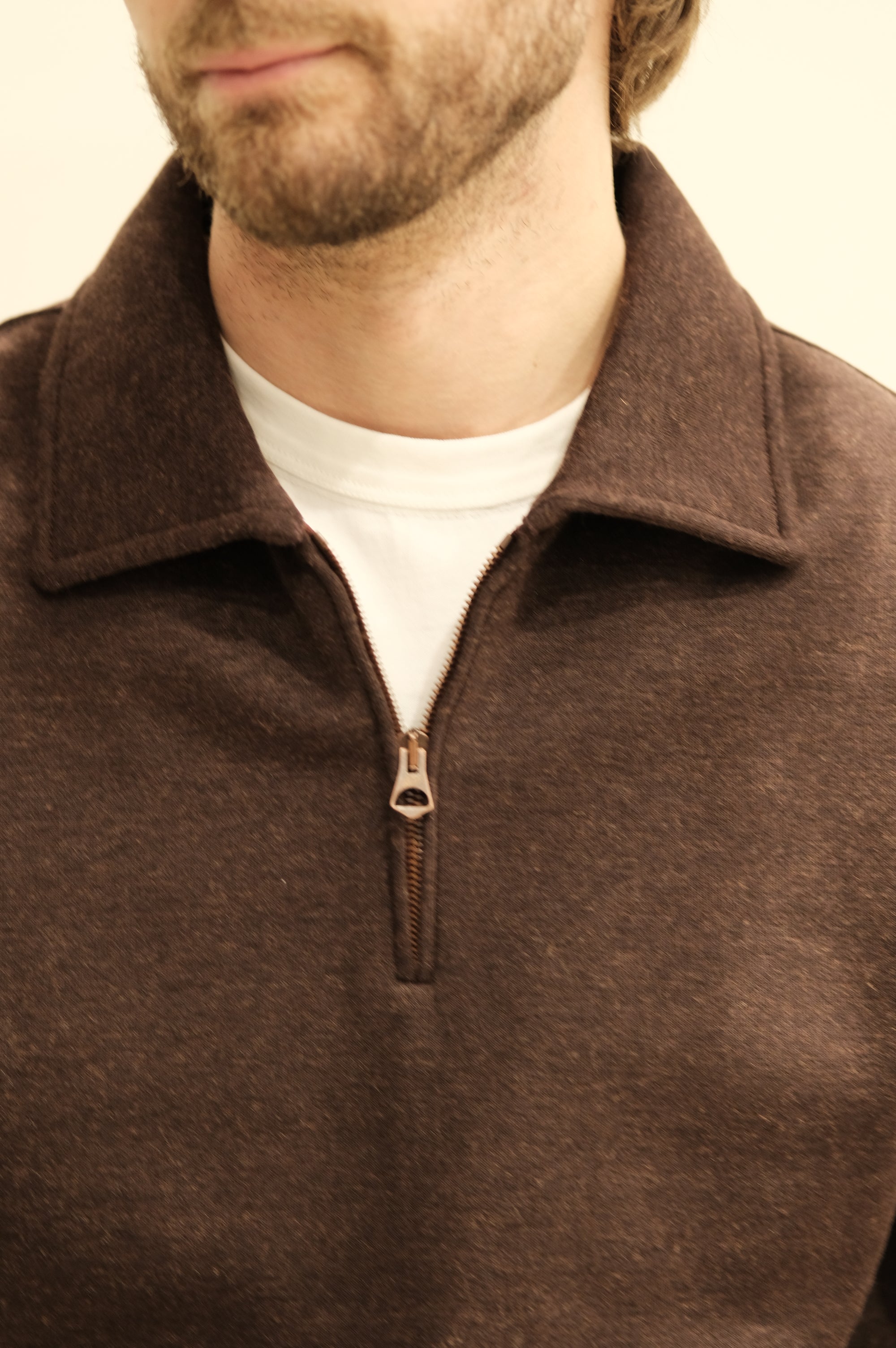 Blker Felpa Half Zip Lana Maryland Burgundy