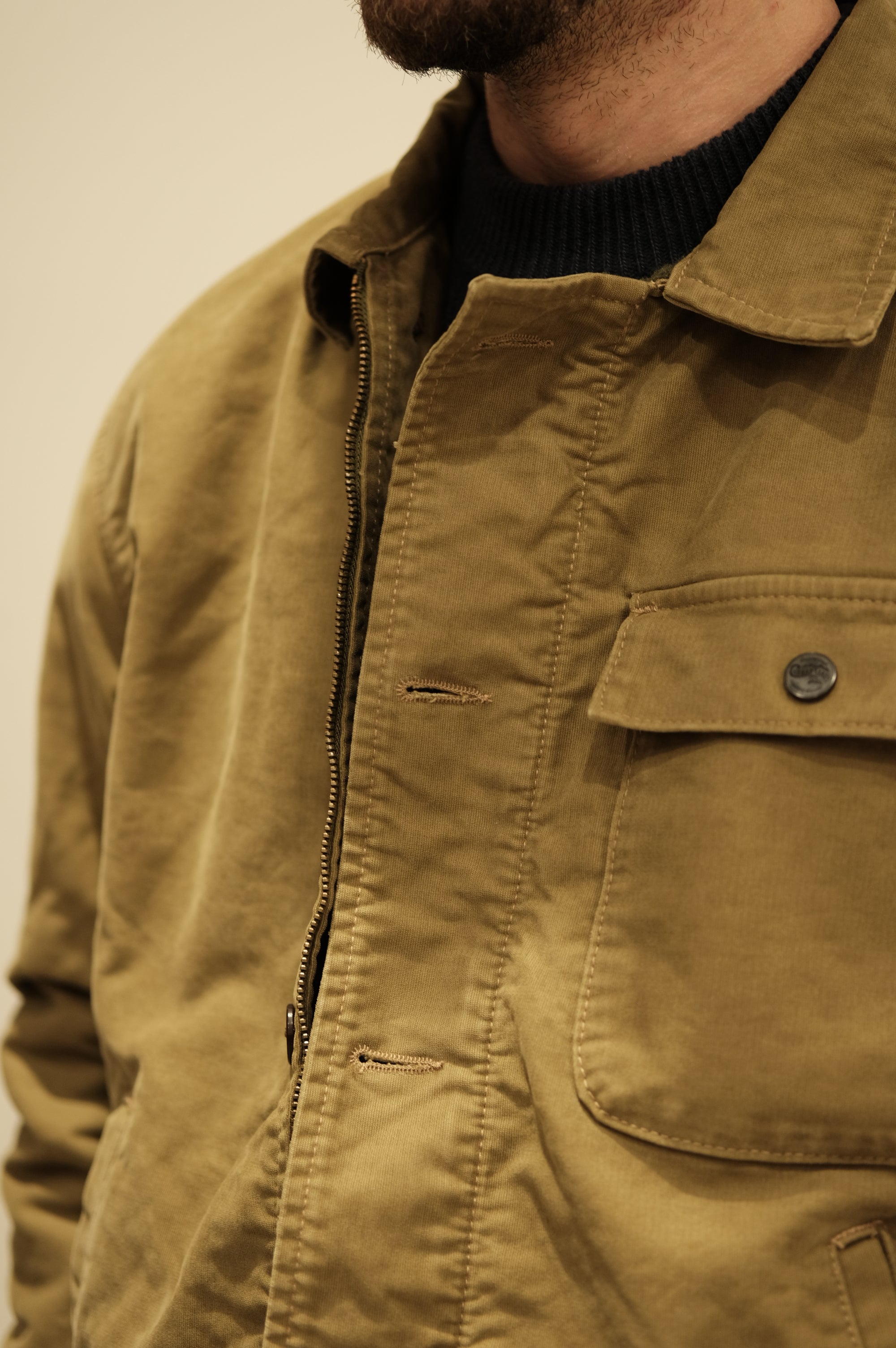 Chesapeake's A2 Deck Jacket Military Green