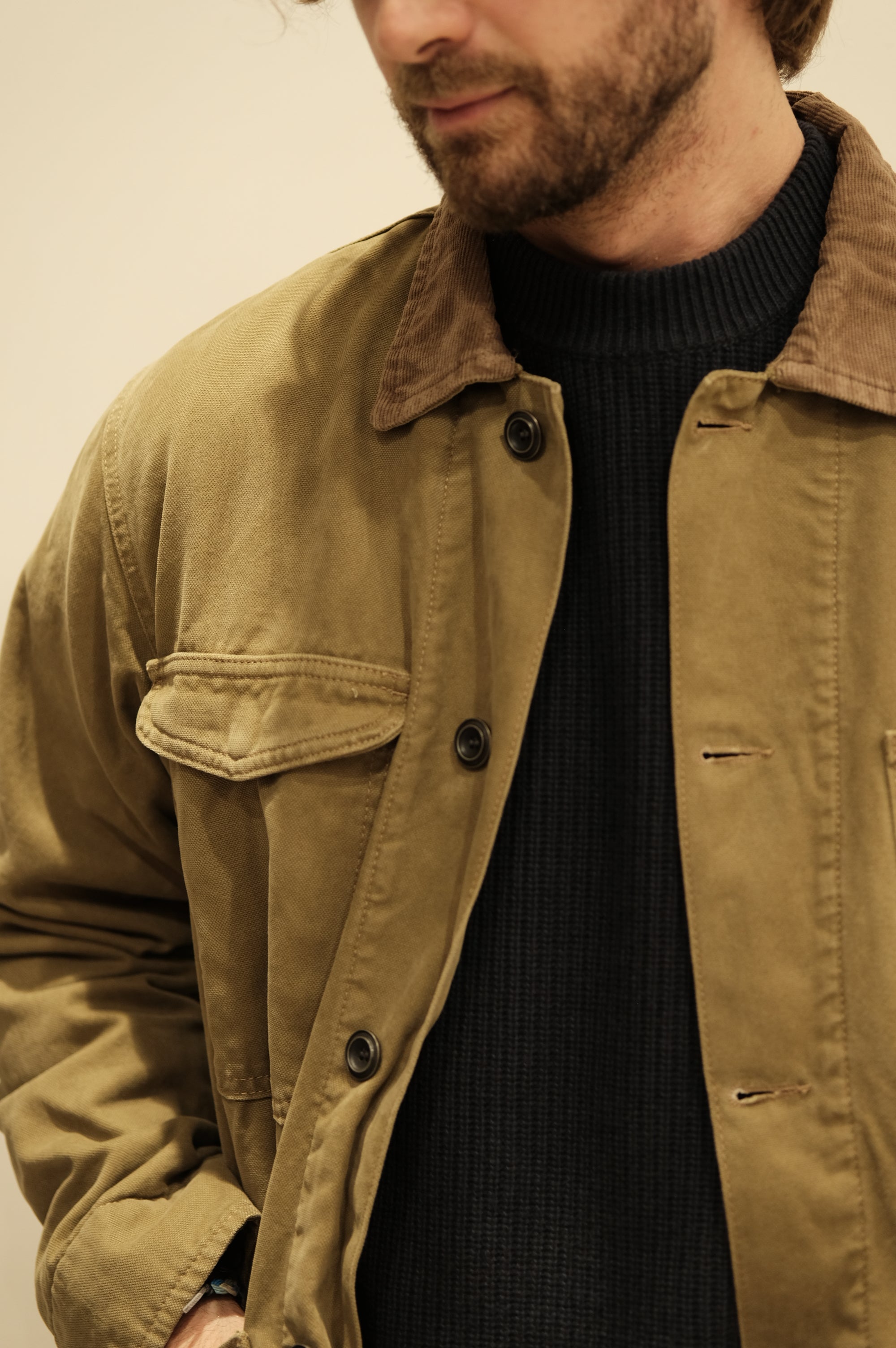Chesapeake's Work Jacket Canvas Iowa Khaky Green