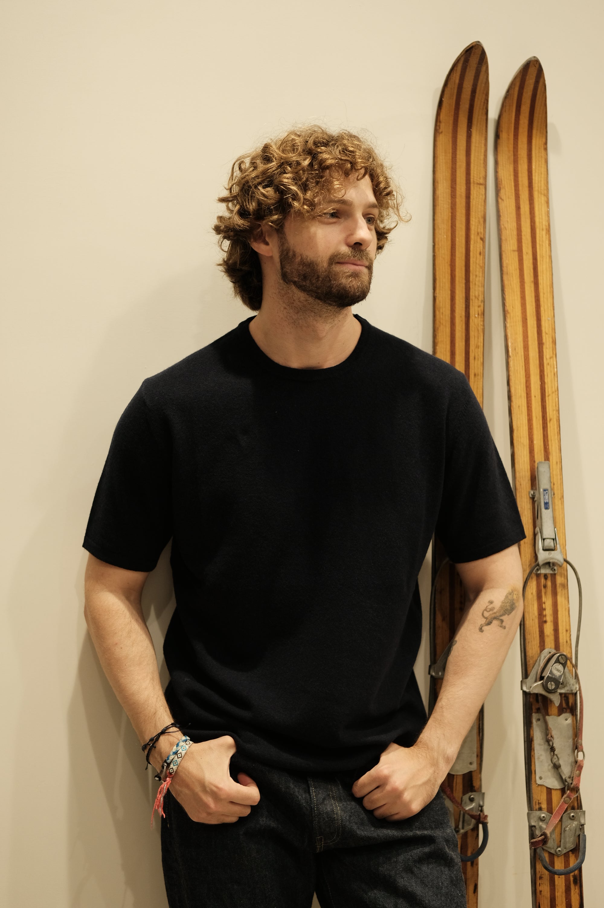 Gaffi & Co. T-Shirt Cashmere Blu