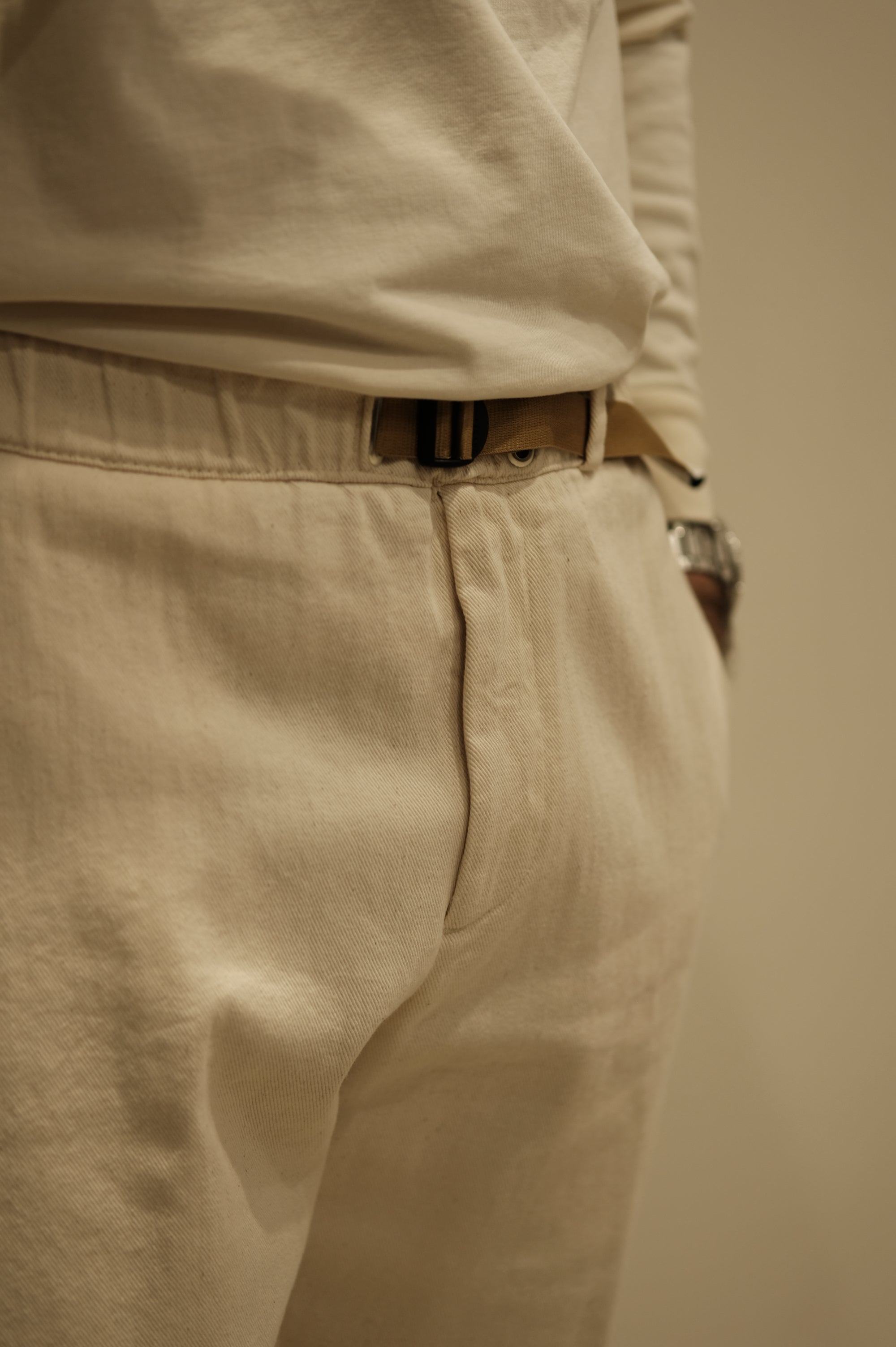 White Sand Pantalaccio Denim Cimosato Off White
