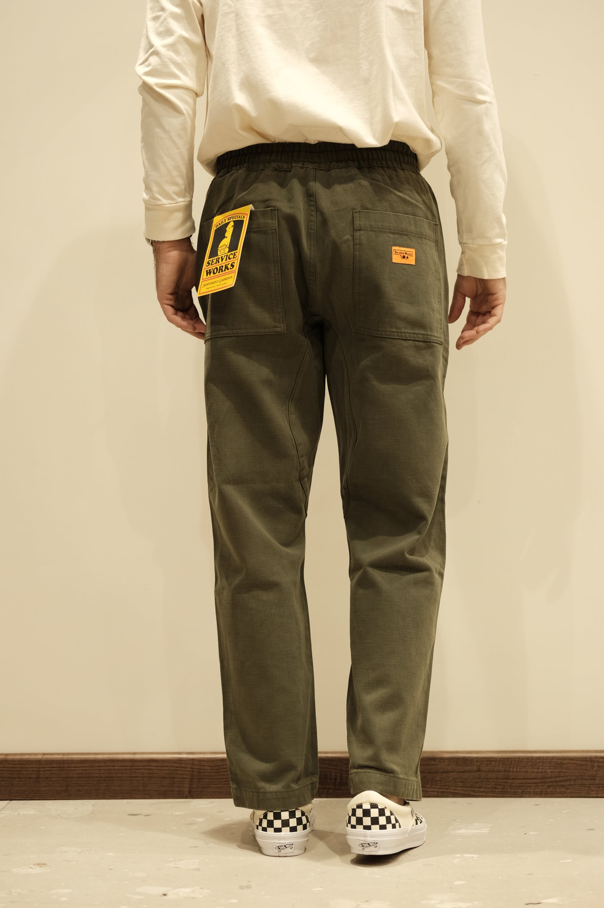 Service Works Moleskin Chef Pants Moss