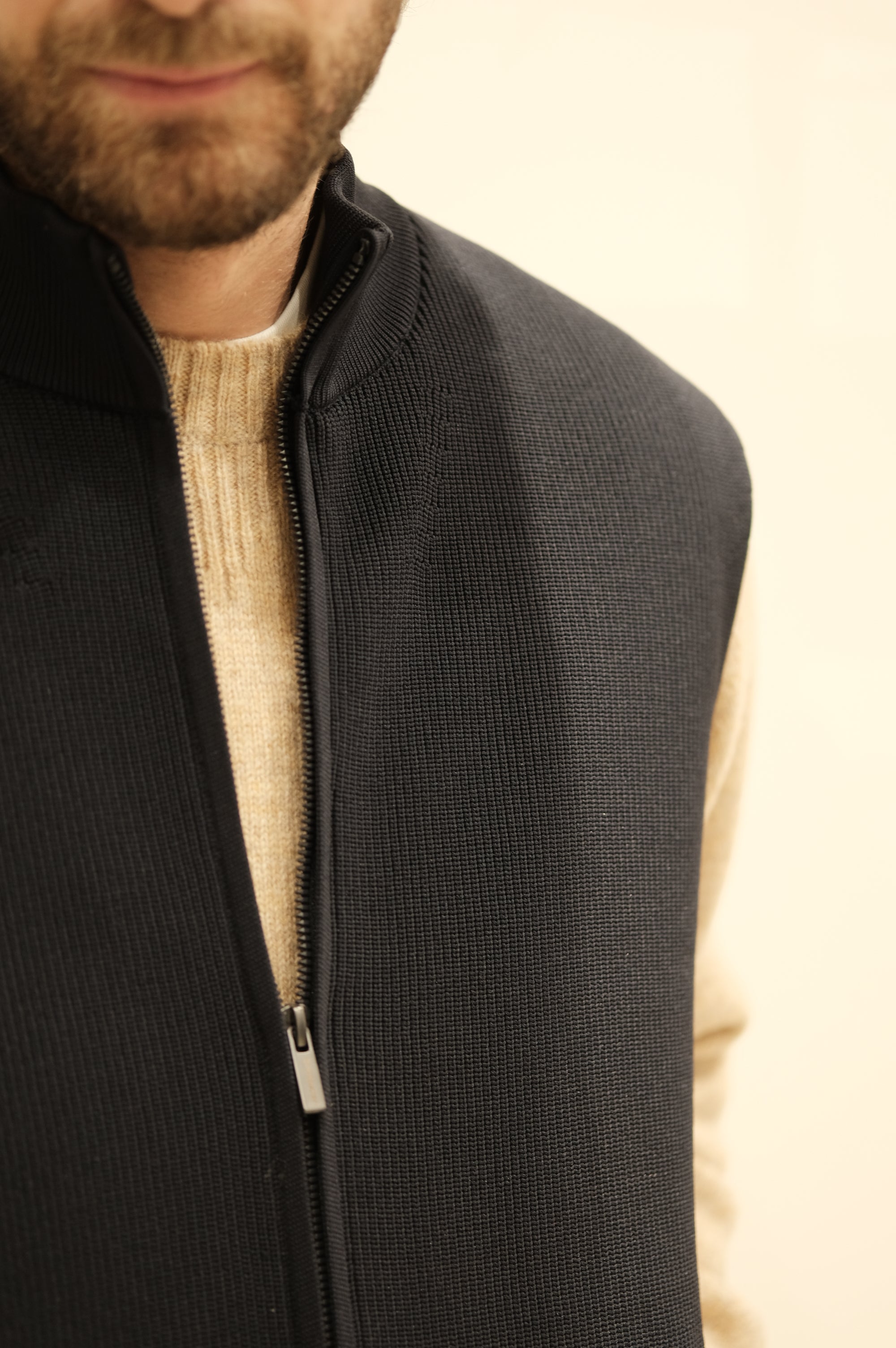 Jeordie's Gilet Maglia Blu