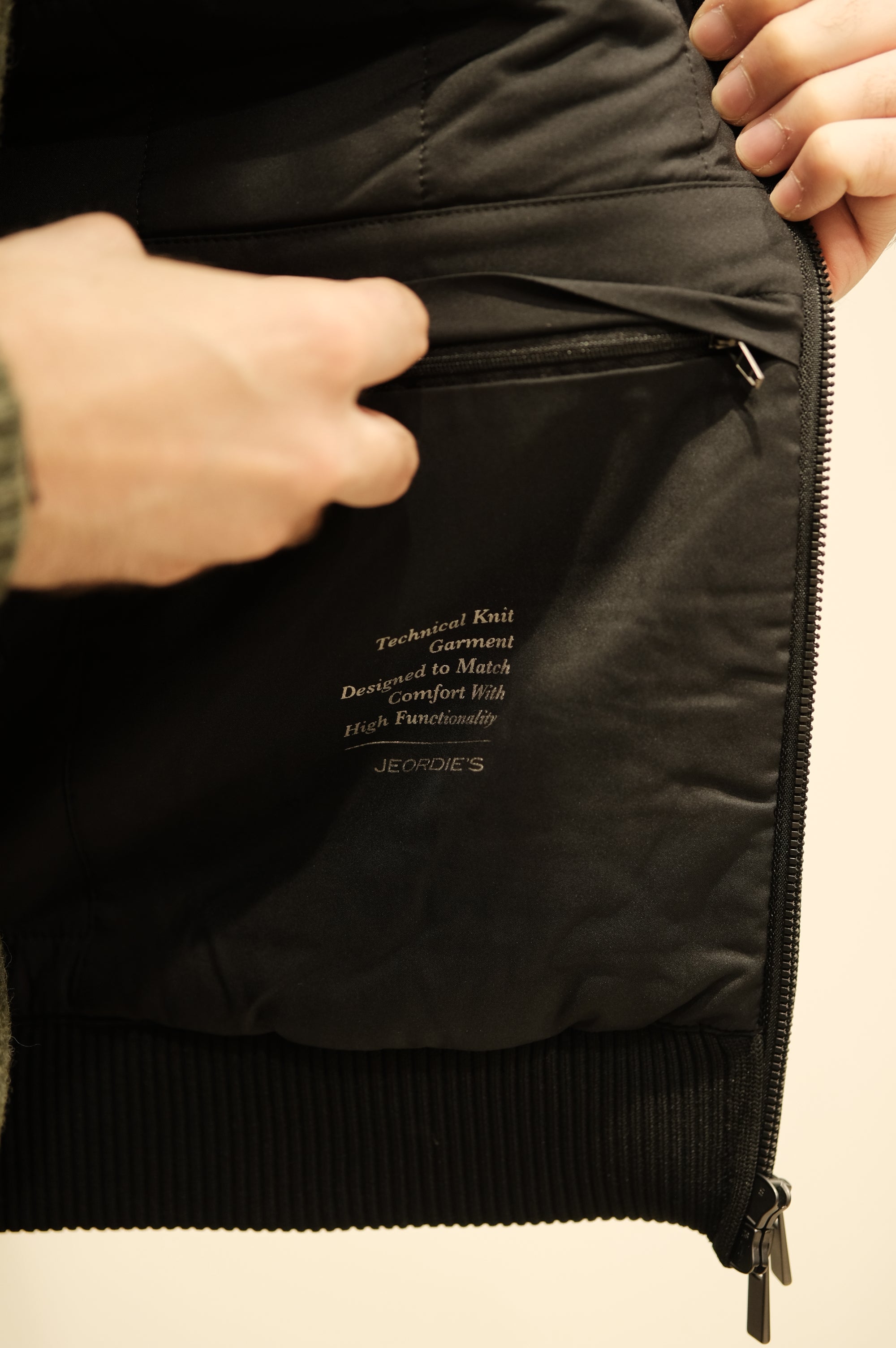 Jeordie's Gilet Maglia Nero