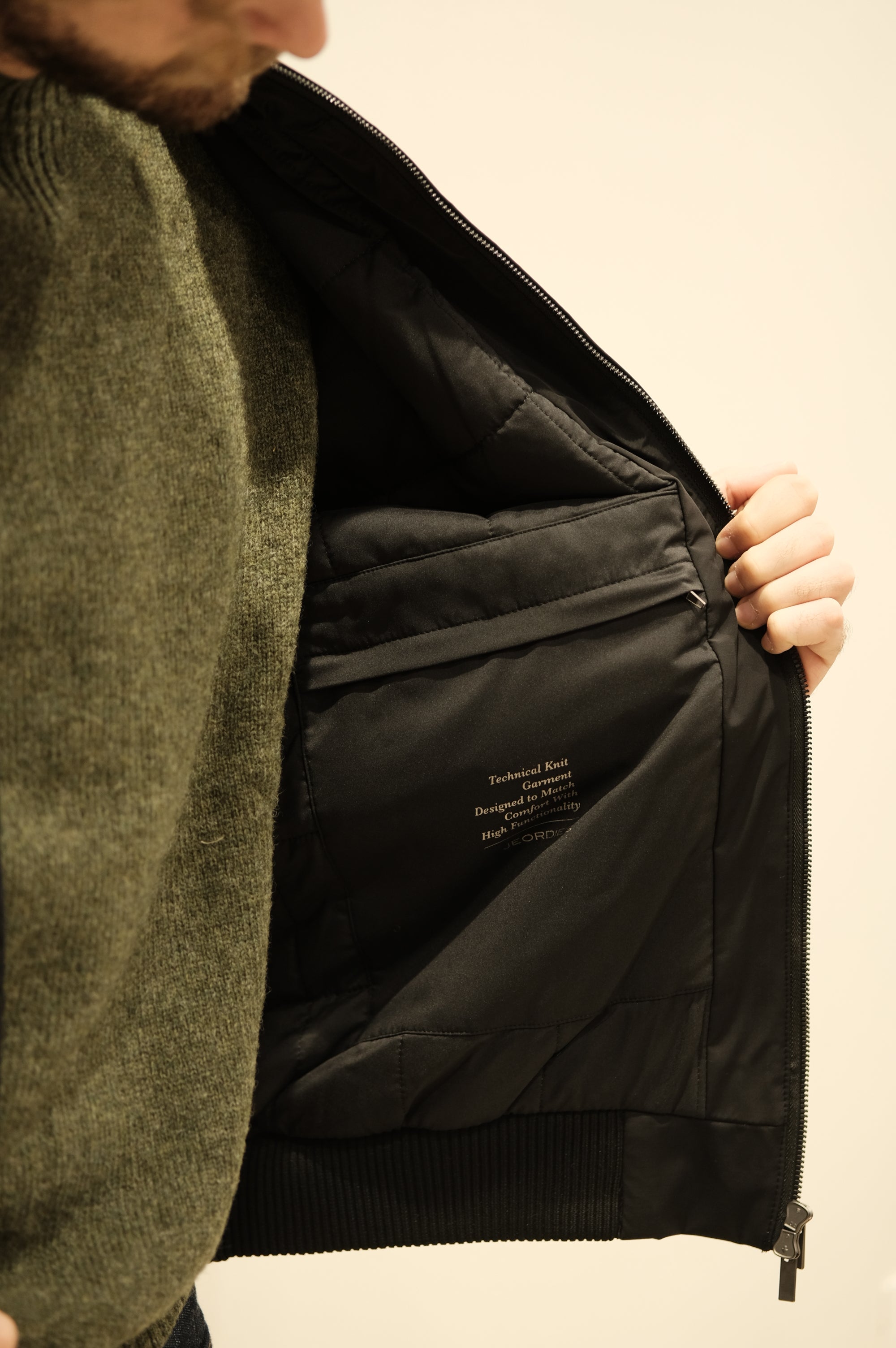 Jeordie's Bomber Maglia/Nylon Nero