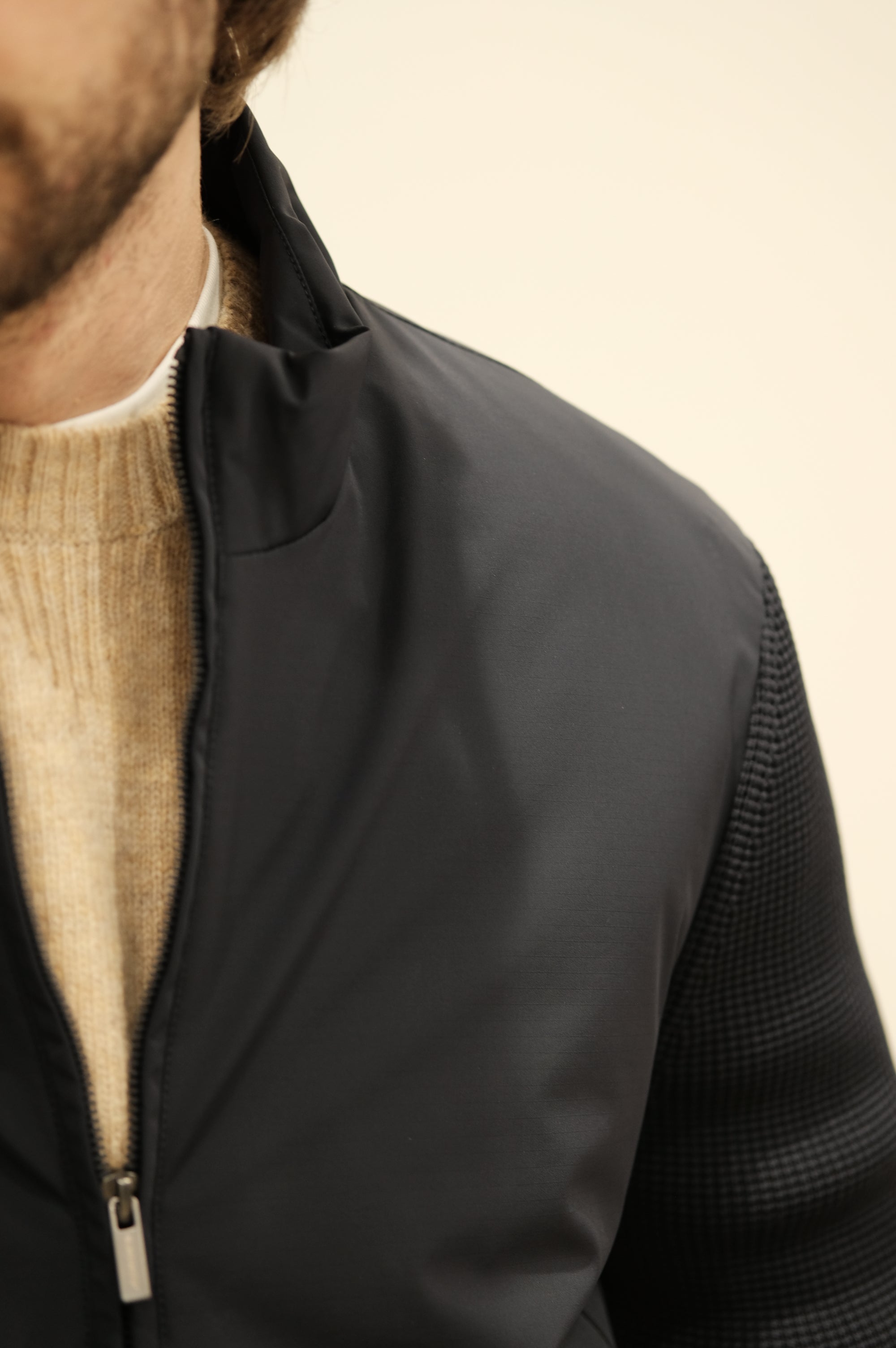 Jeordie's Bomber Nylon/Maglia Blu