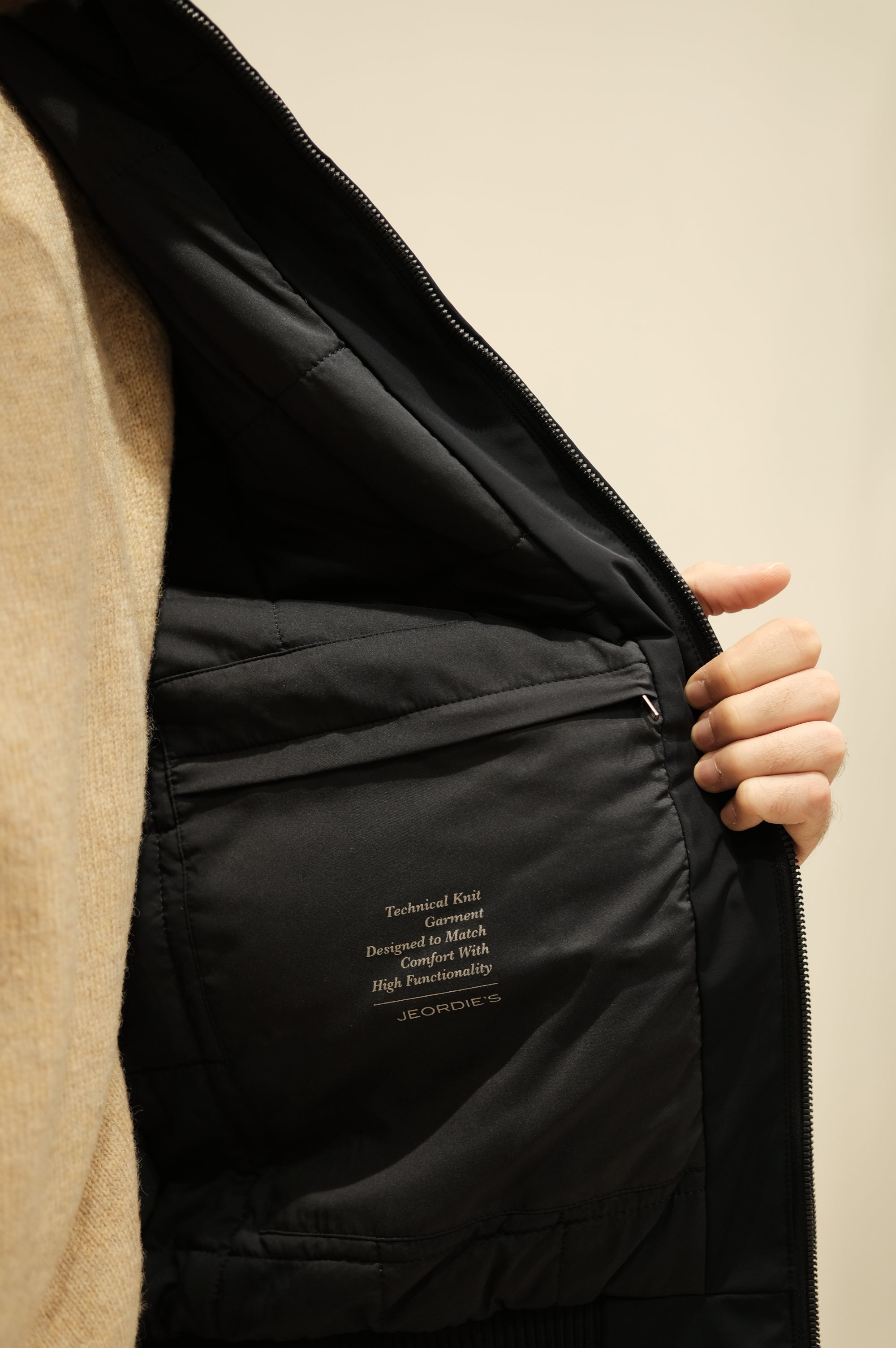 Jeordie's Bomber Nylon/Maglia Blu