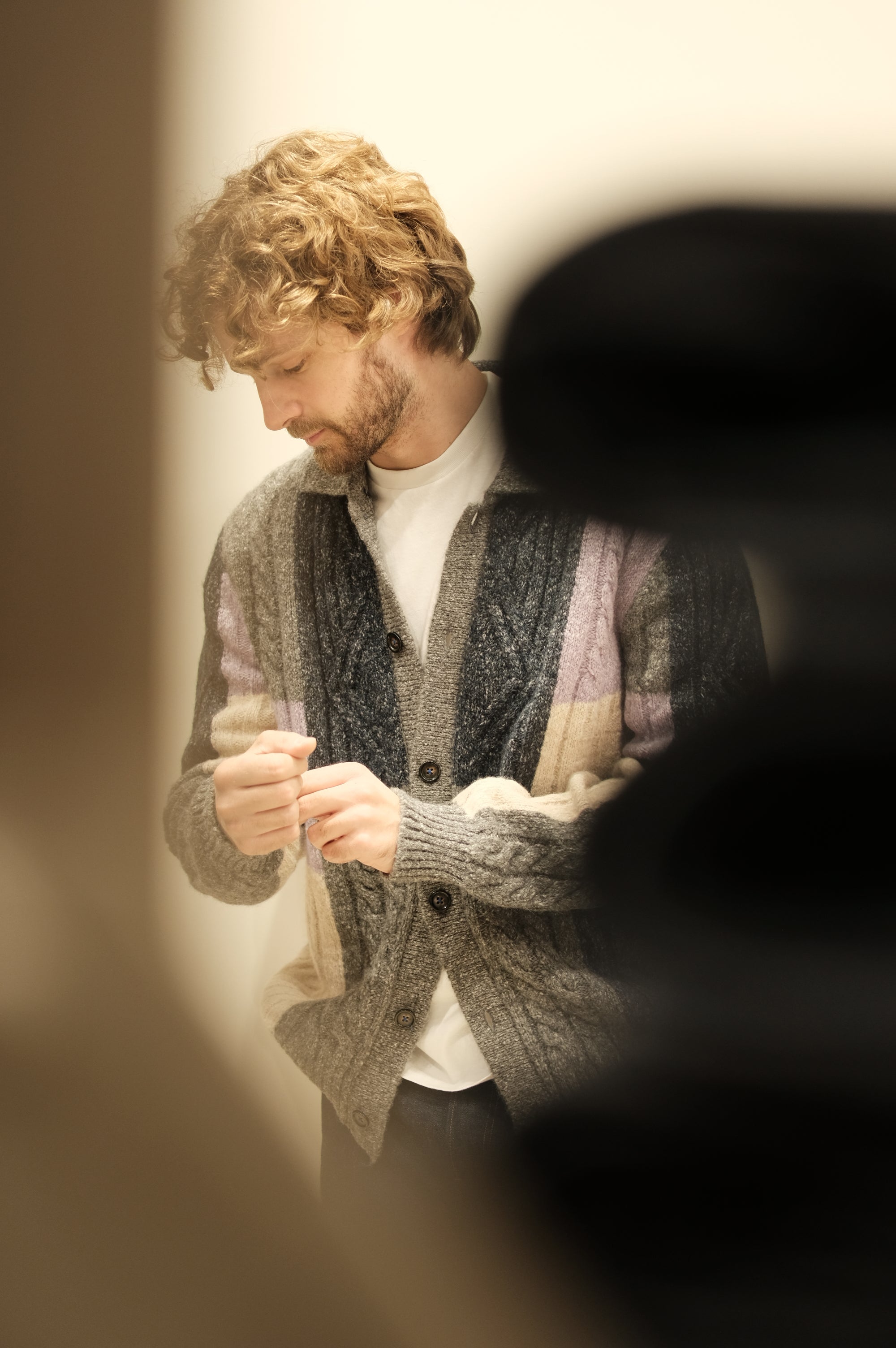 Gallia Maglia Cardigan Grish Multi Blu