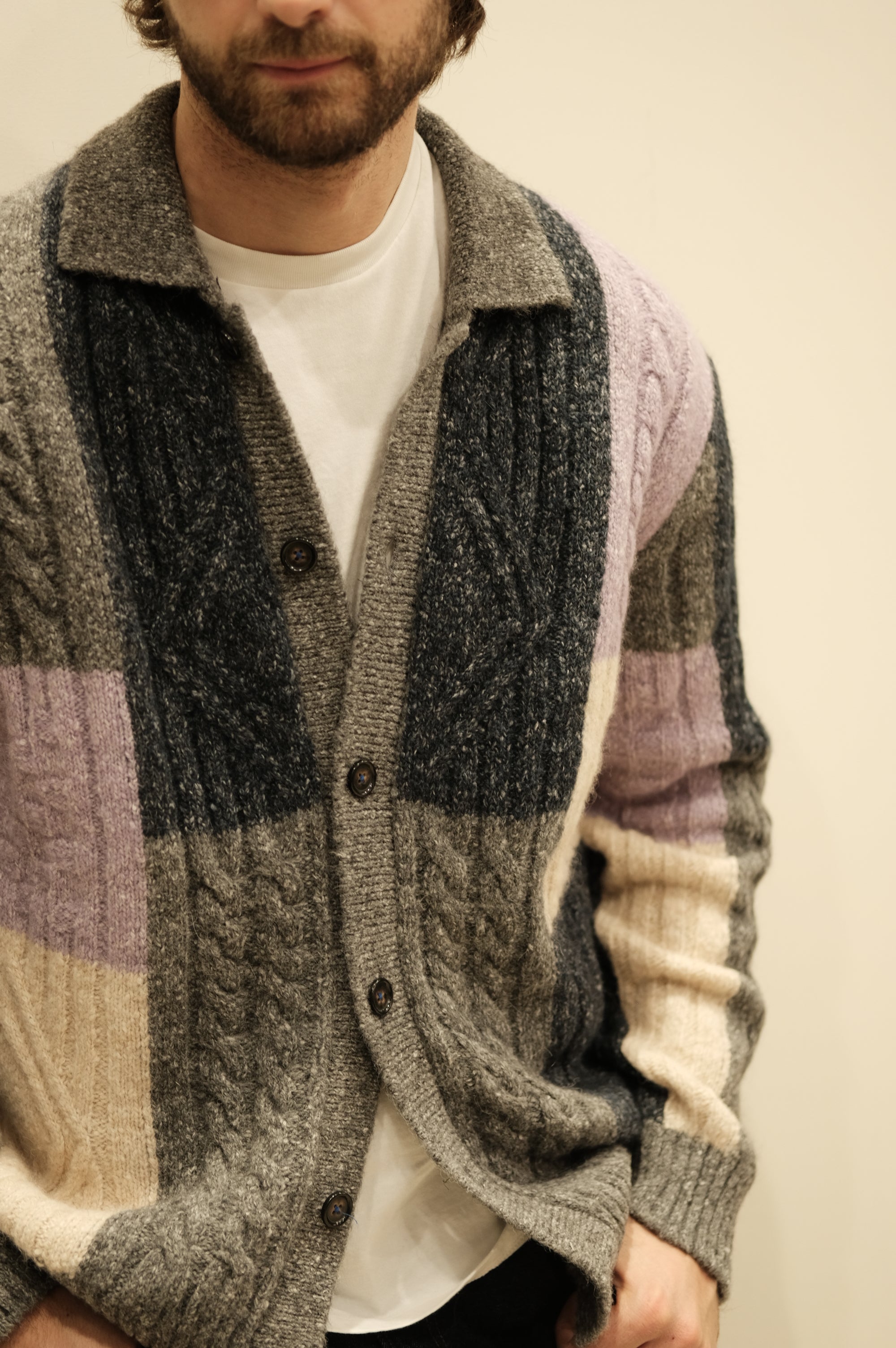 Gallia Maglia Cardigan Grish Multi Blu